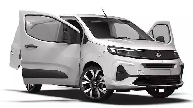 Vauxhall Combo e SWB Van HQInterior 2024 3D model