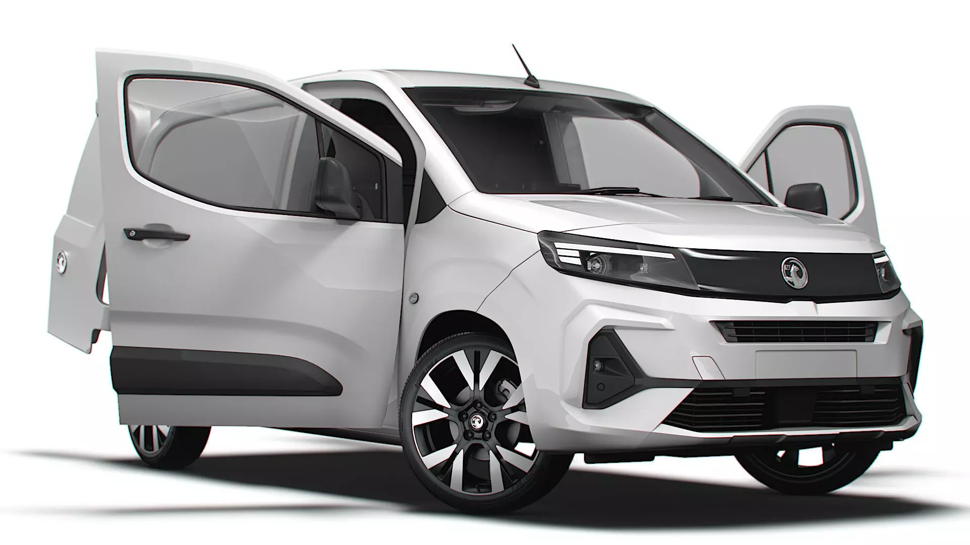 Vauxhall Combo e SWB Van HQInterior 2024 3D model_0