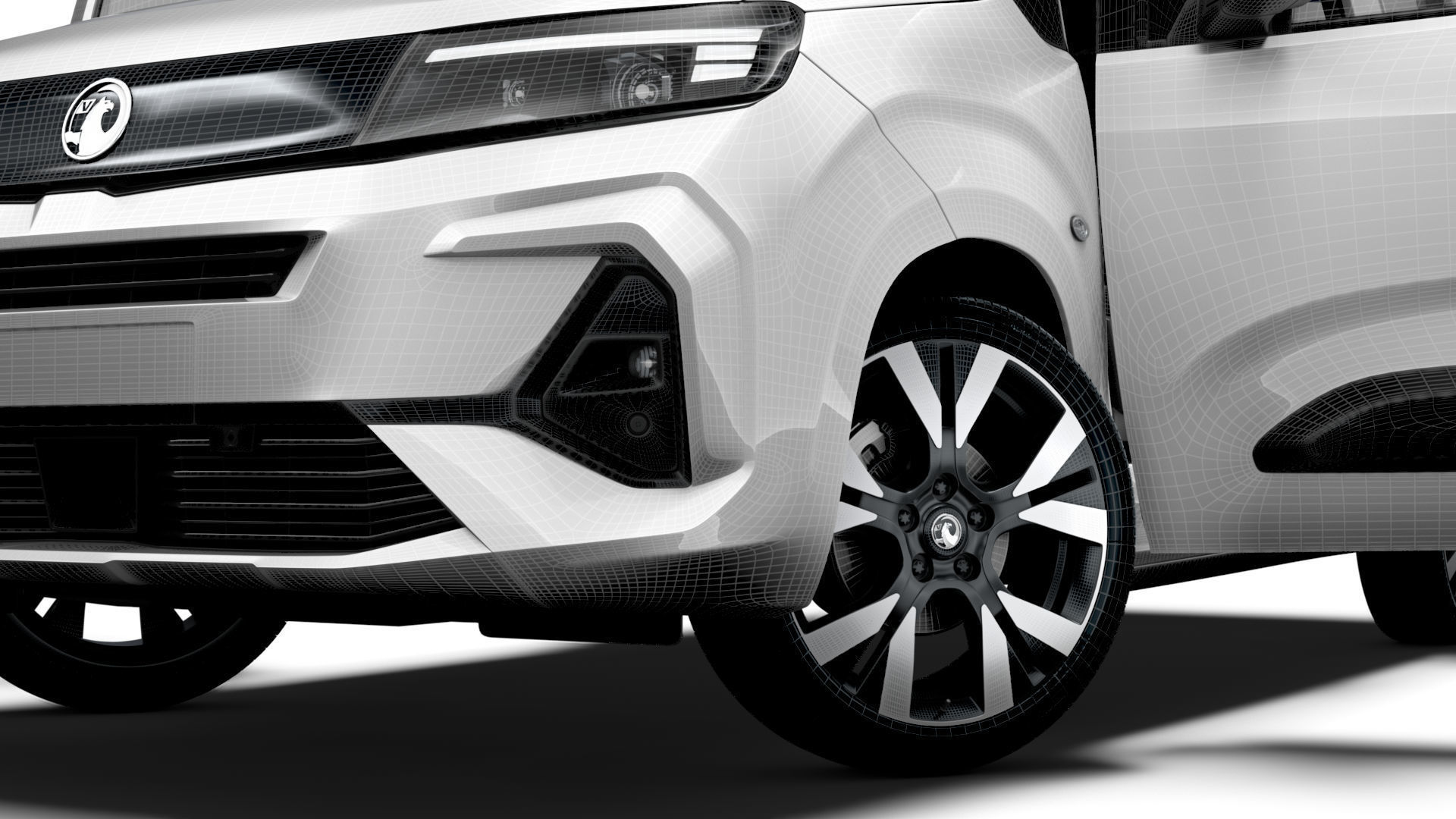 Vauxhall Combo e SWB Van HQInterior 2024 3D model_18