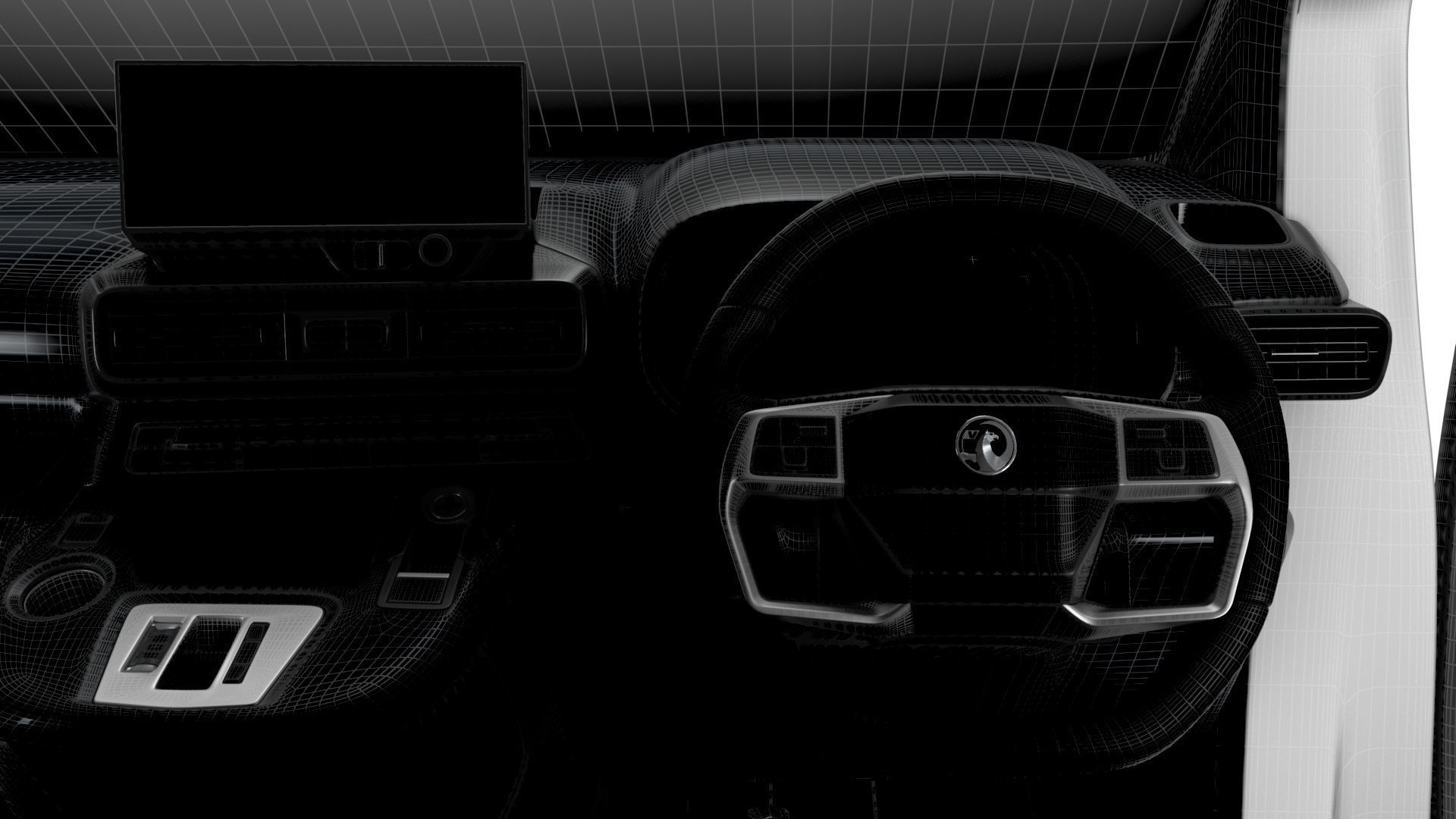 Vauxhall Combo e SWB Van HQInterior 2024 3D model_29