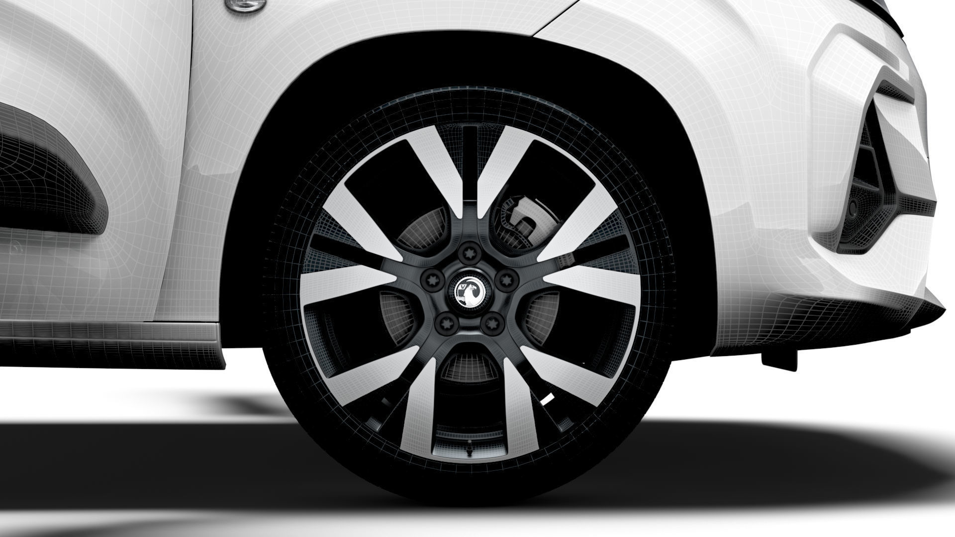 Vauxhall Combo e SWB Van HQInterior 2024 3D model_24