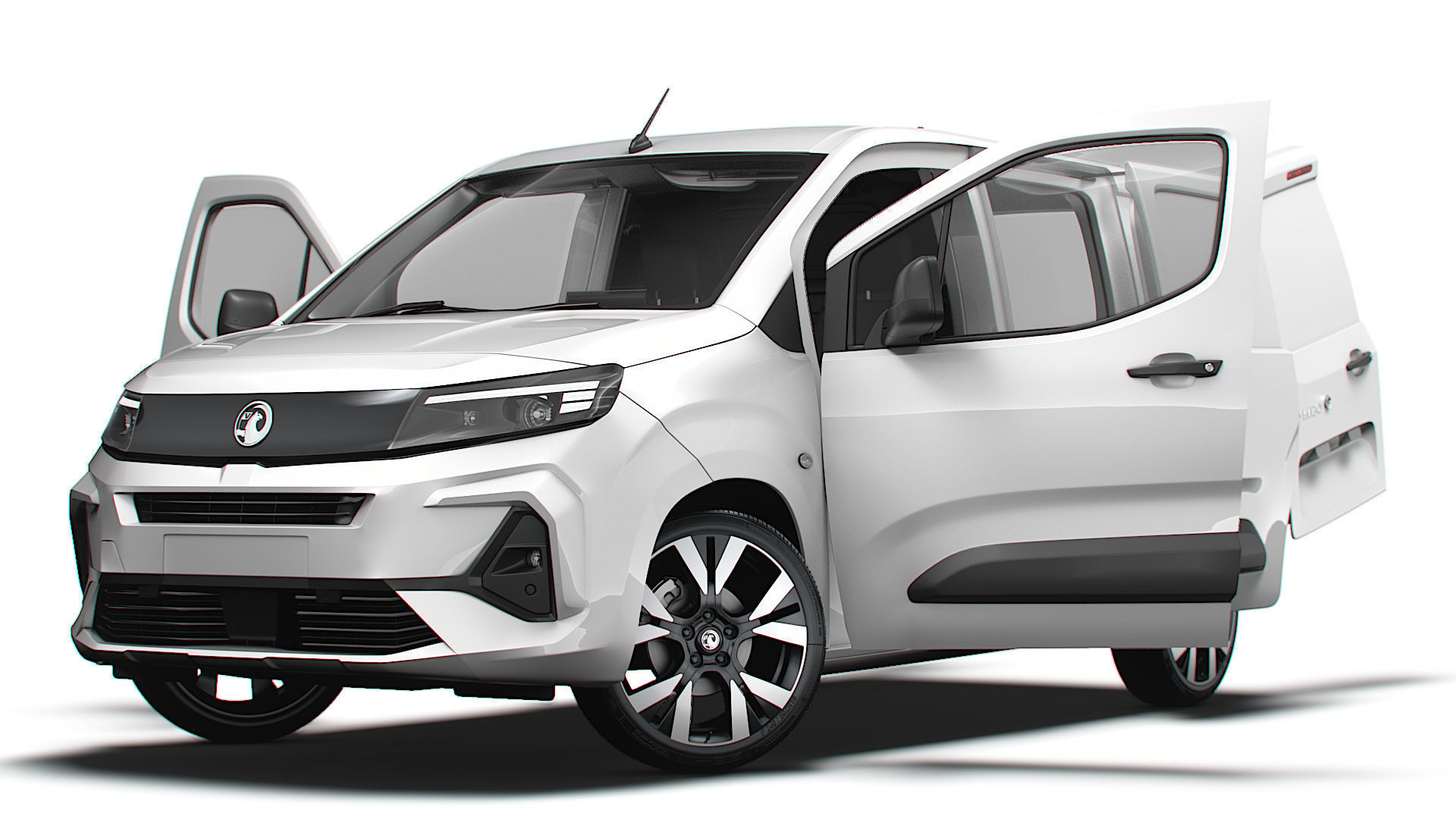 Vauxhall Combo e SWB Van HQInterior 2024 3D model_8