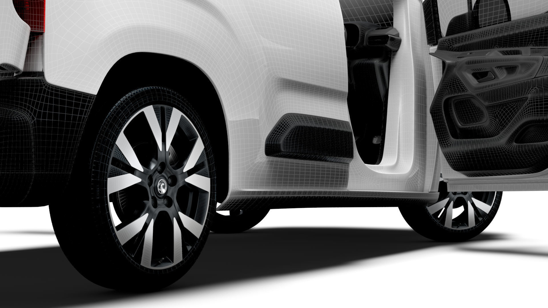 Vauxhall Combo e SWB Van HQInterior 2024 3D model_26