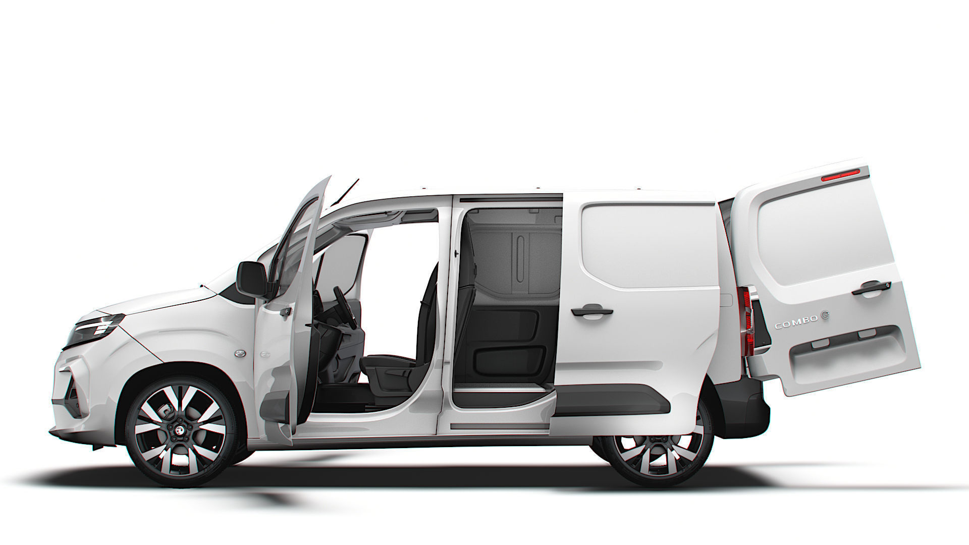 Vauxhall Combo e SWB Van HQInterior 2024 3D model_4