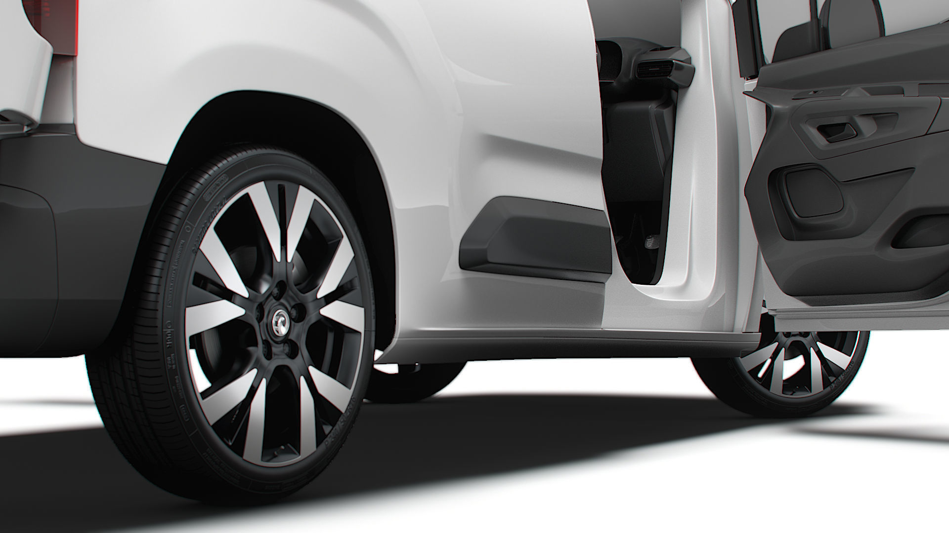 Vauxhall Combo e SWB Van HQInterior 2024 3D model_11