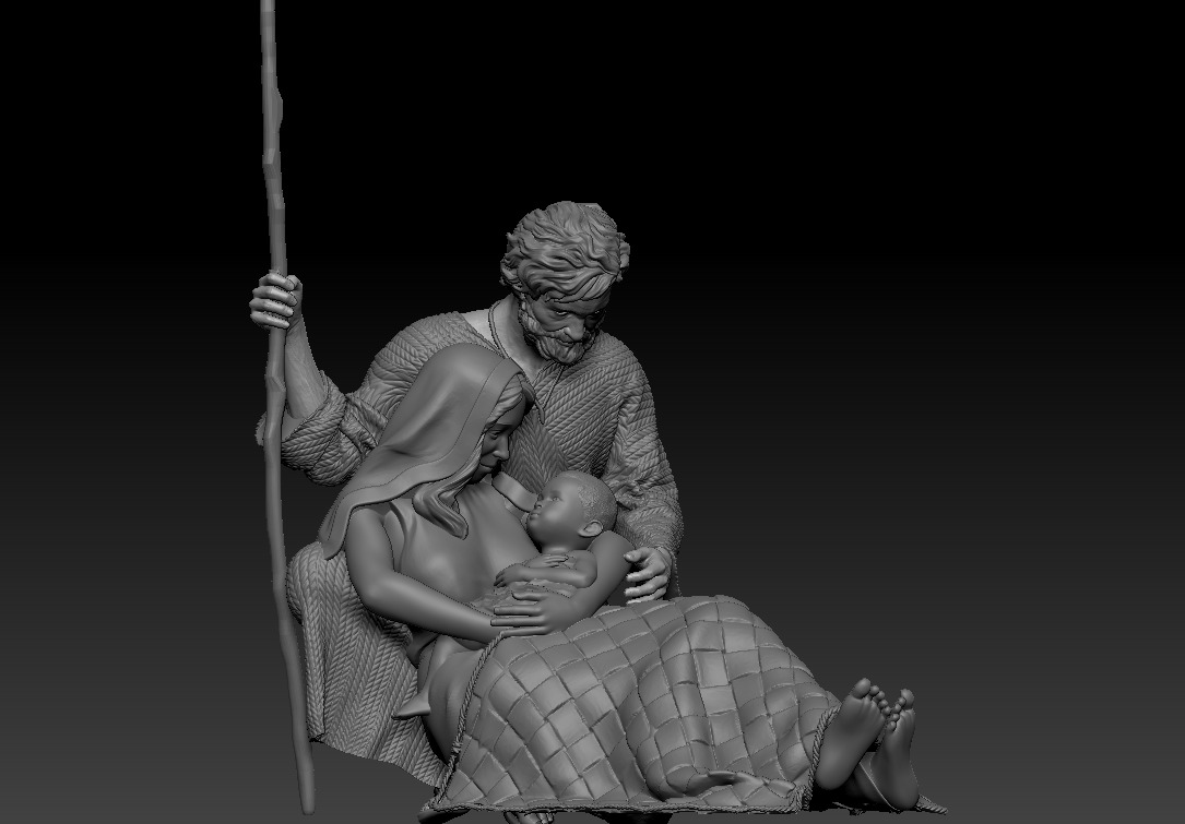 Nativity 1 - printable 3D print model_2