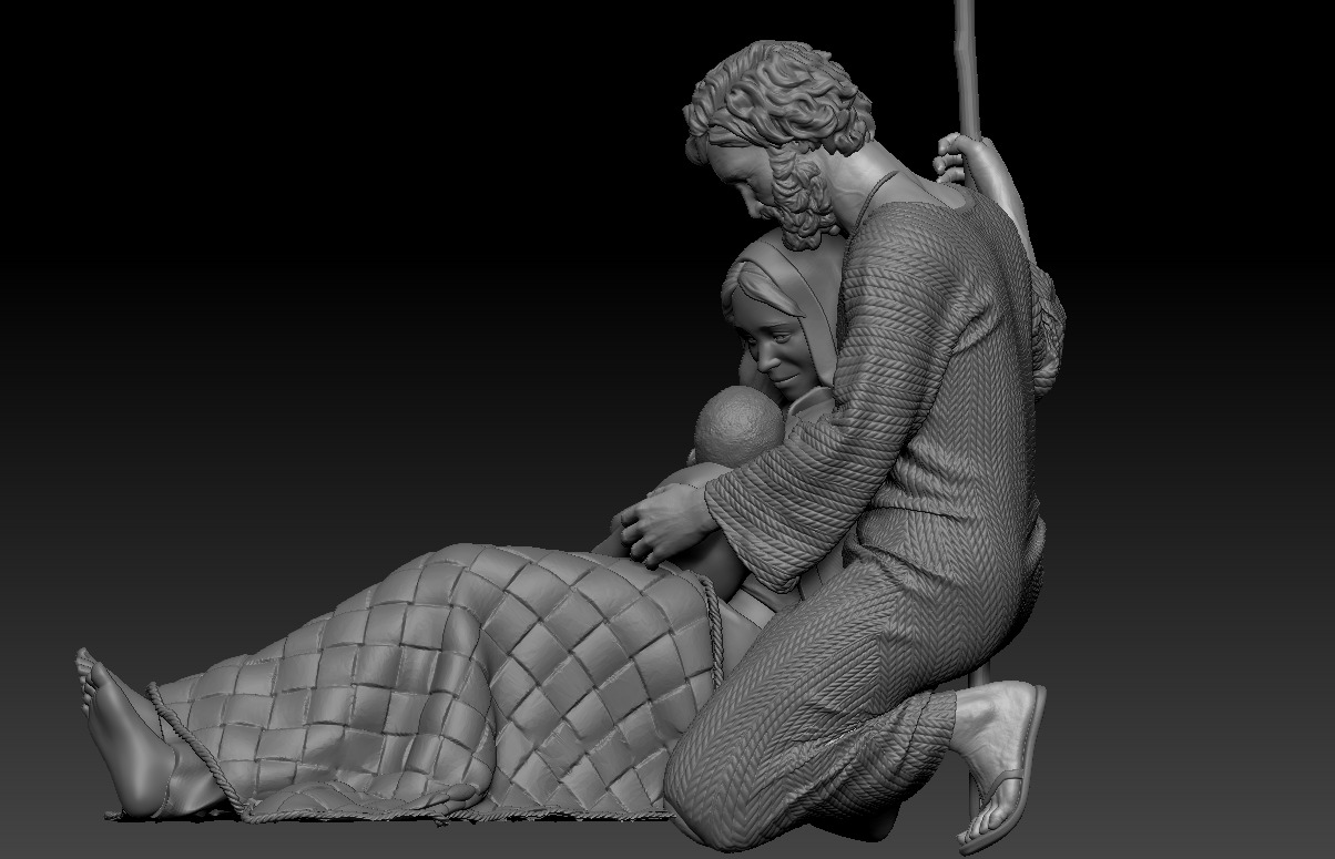 Nativity 1 - printable 3D print model_3