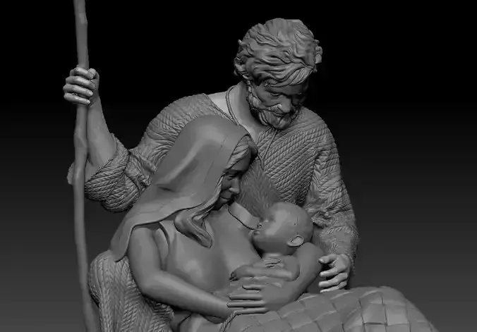 Nativity 1 - printable 3D print model Nativity 1 - printable 3D print model