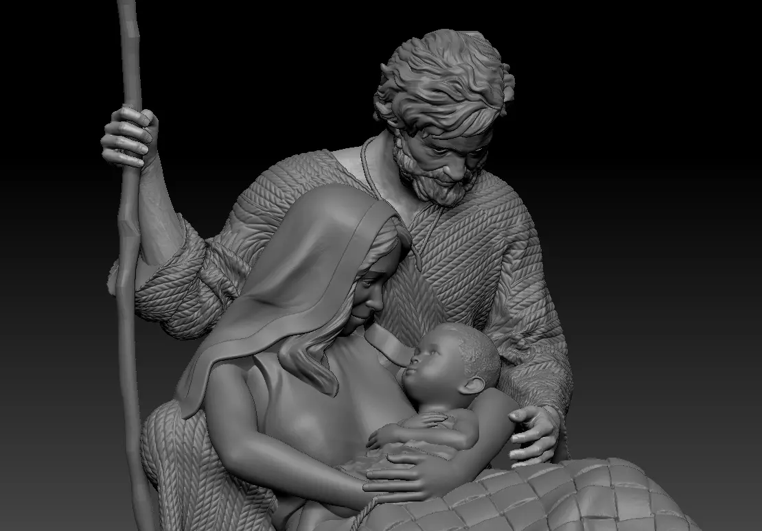 Nativity 1 - printable 3D print model_0