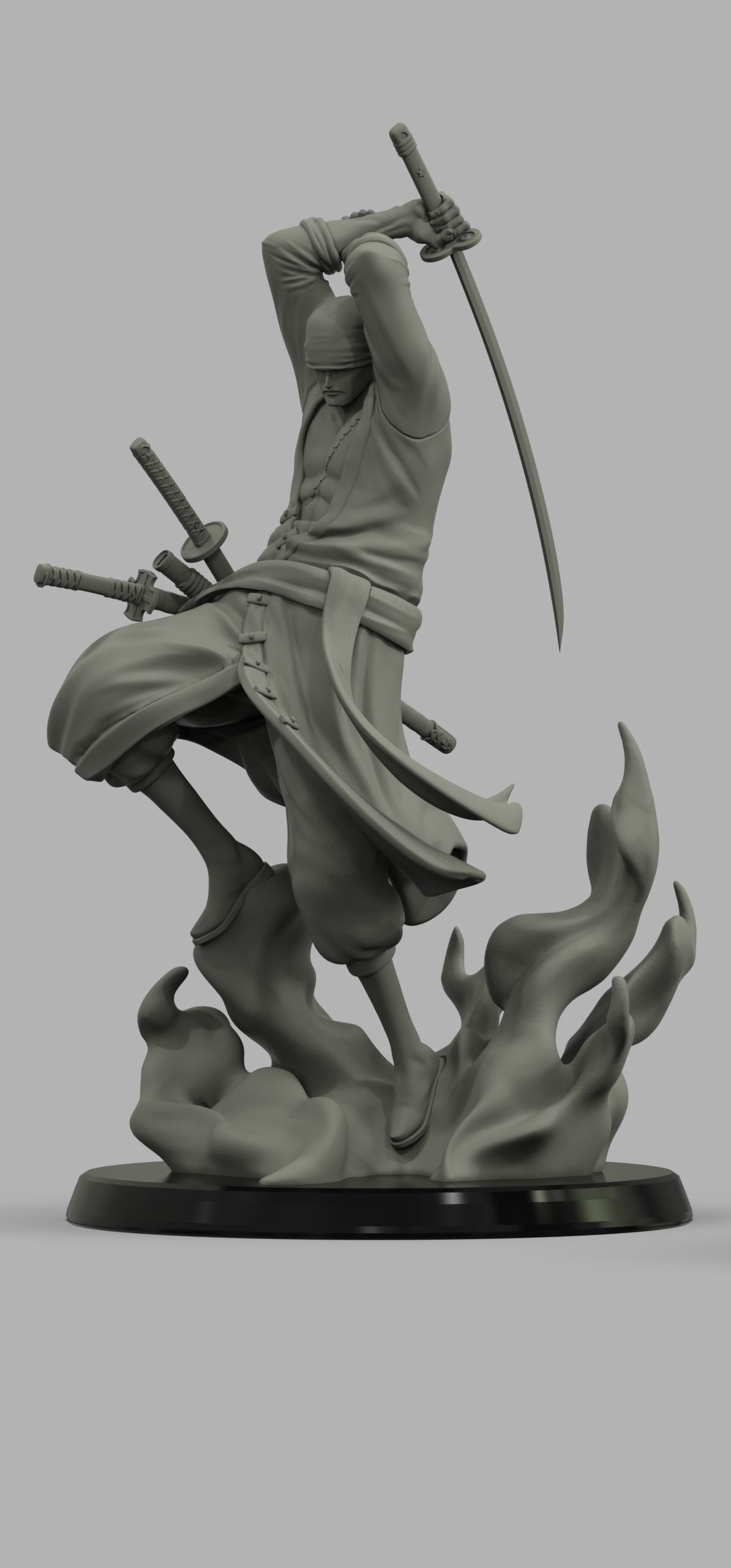 Rononoa Zoro v1 3D print model_3