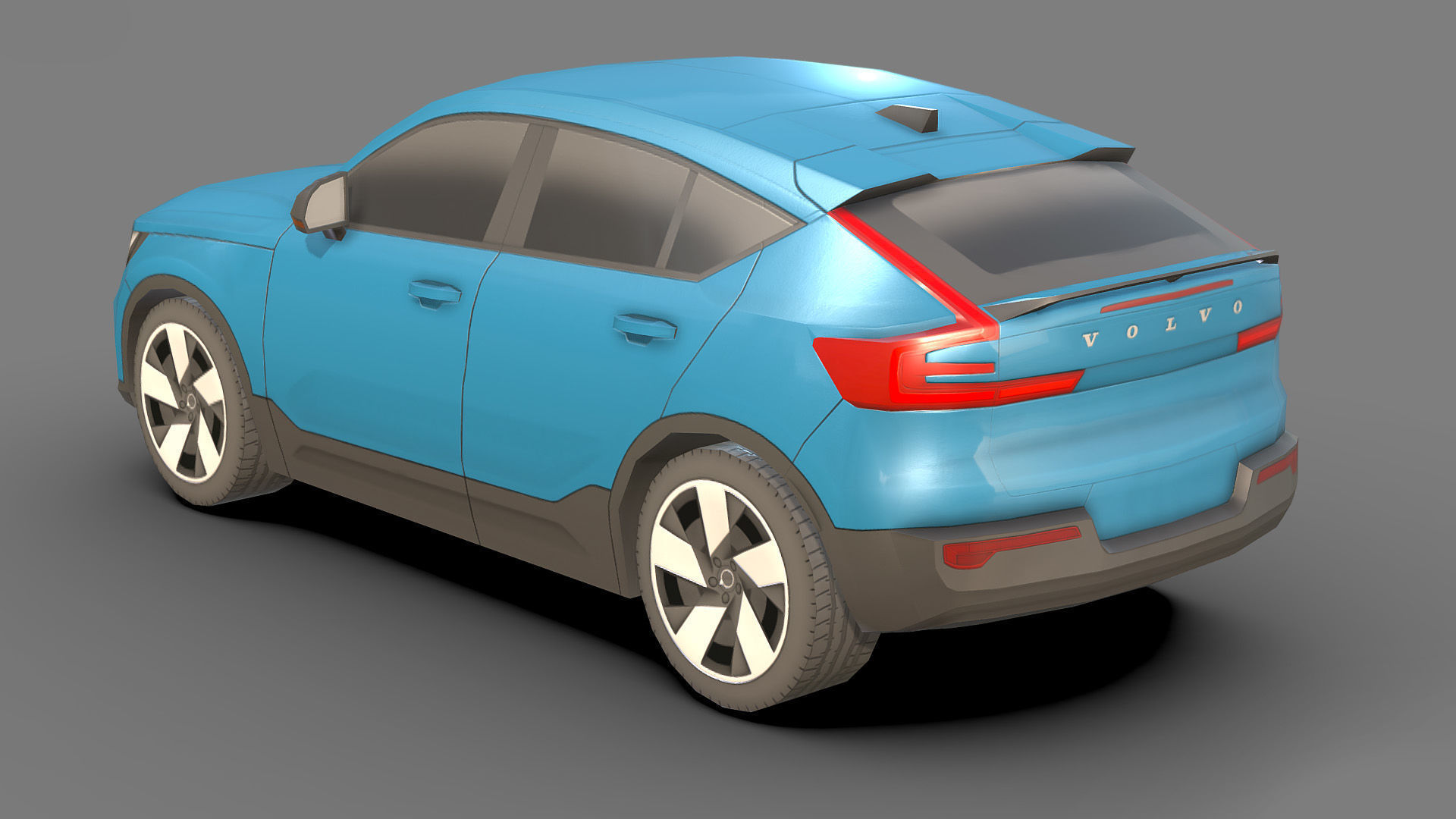 Low-poly Volvo 3D Models Low-poly 3D model_2