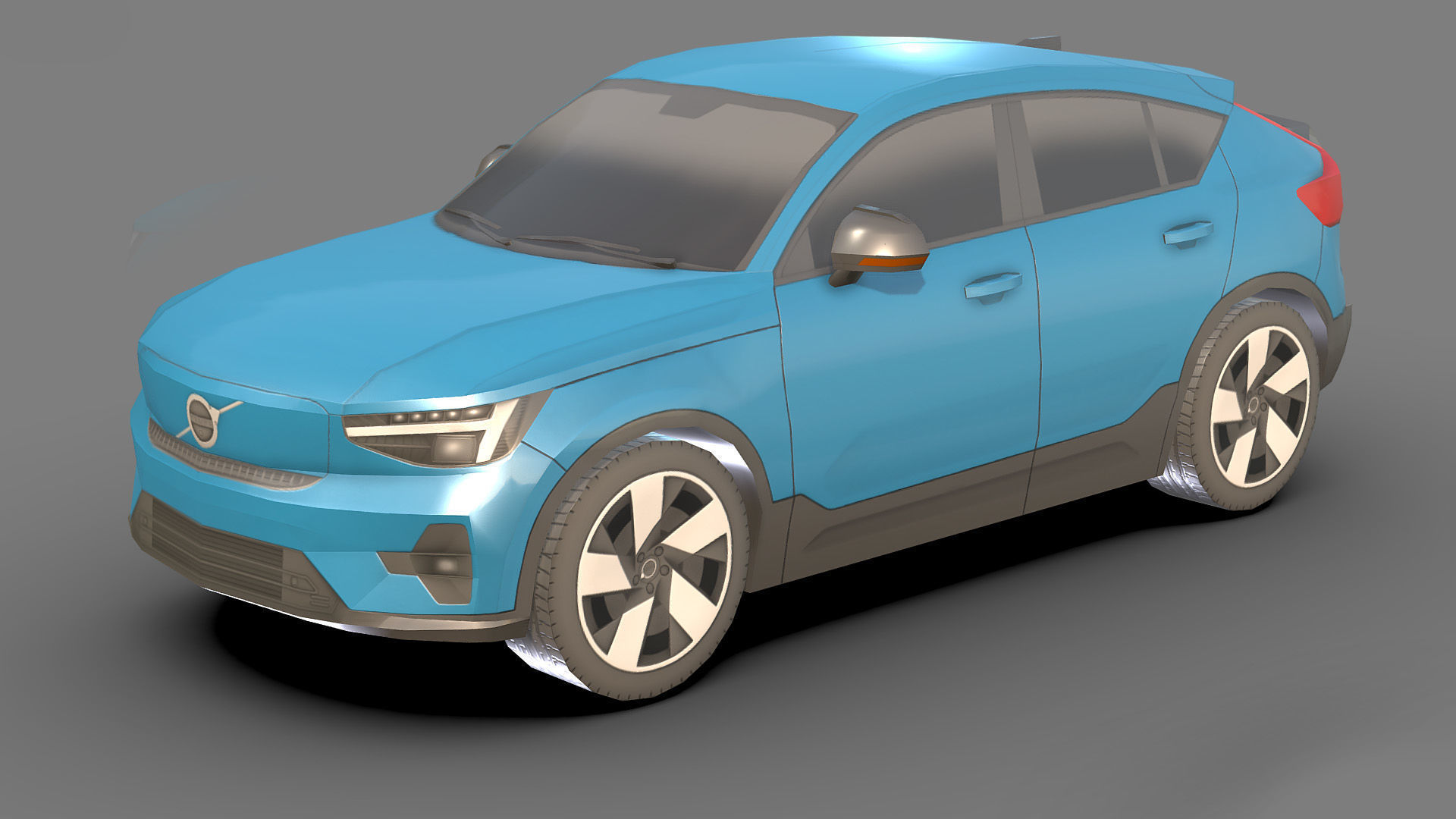 Low-poly Volvo 3D Models Low-poly 3D model_3