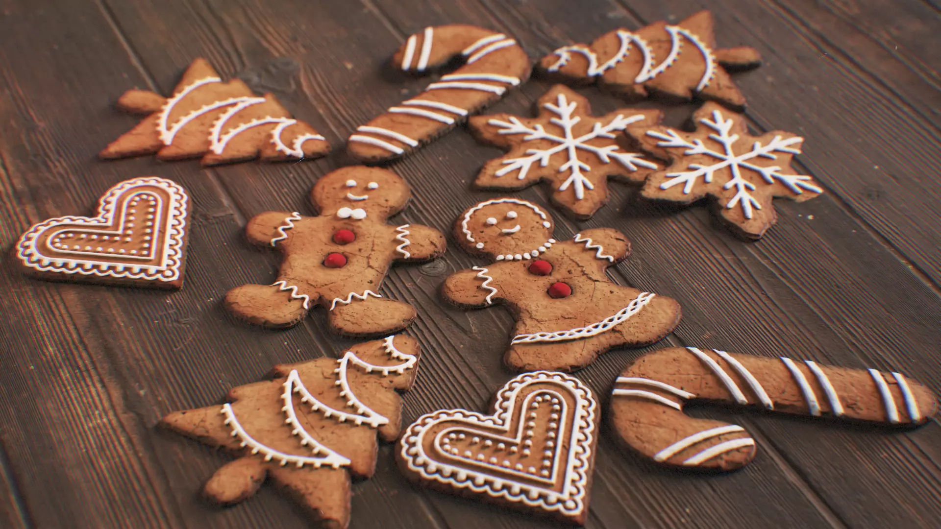 Christmas Cookies Free 3D model_0