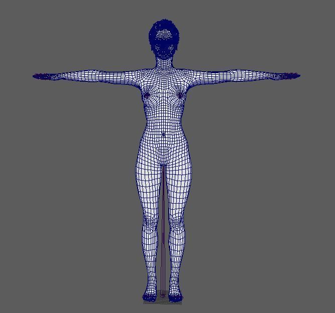 Rihanna Character  Low-poly 3D model_23