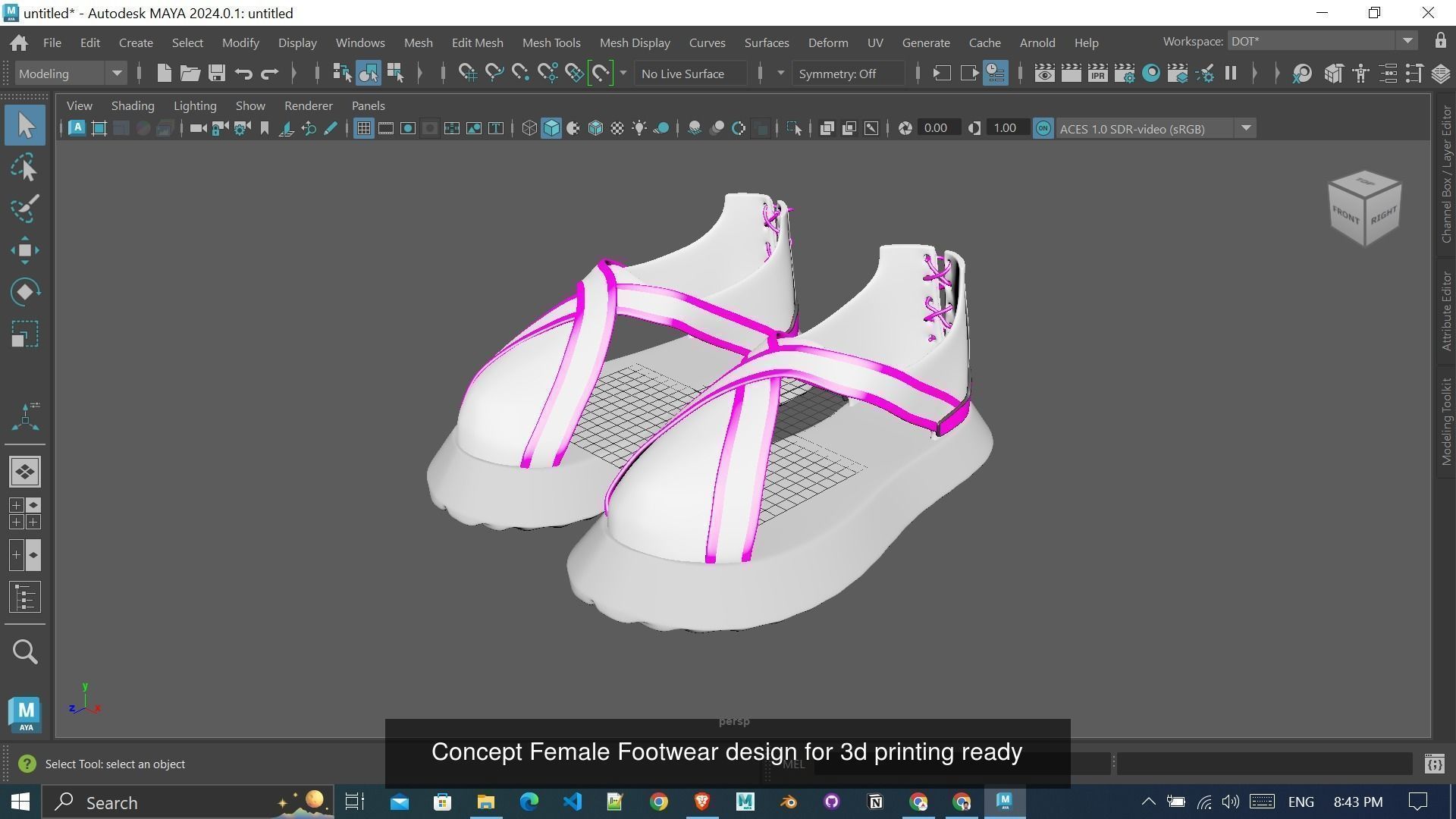 3D Printing Ready Footwears Collection 001 _4