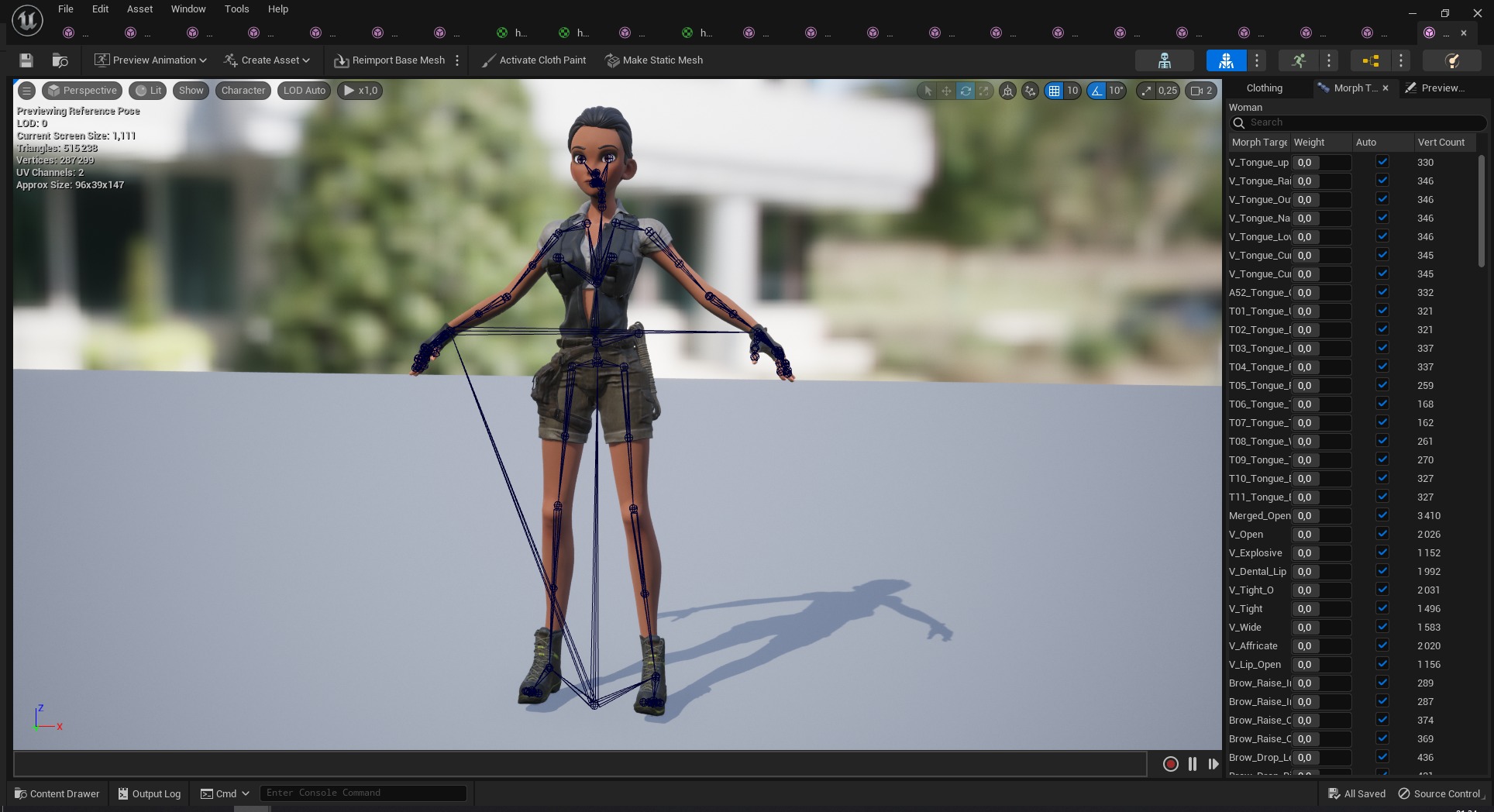 Explorer Adventurous Black Woman with Gear stylized figure Low-poly 3D model_28