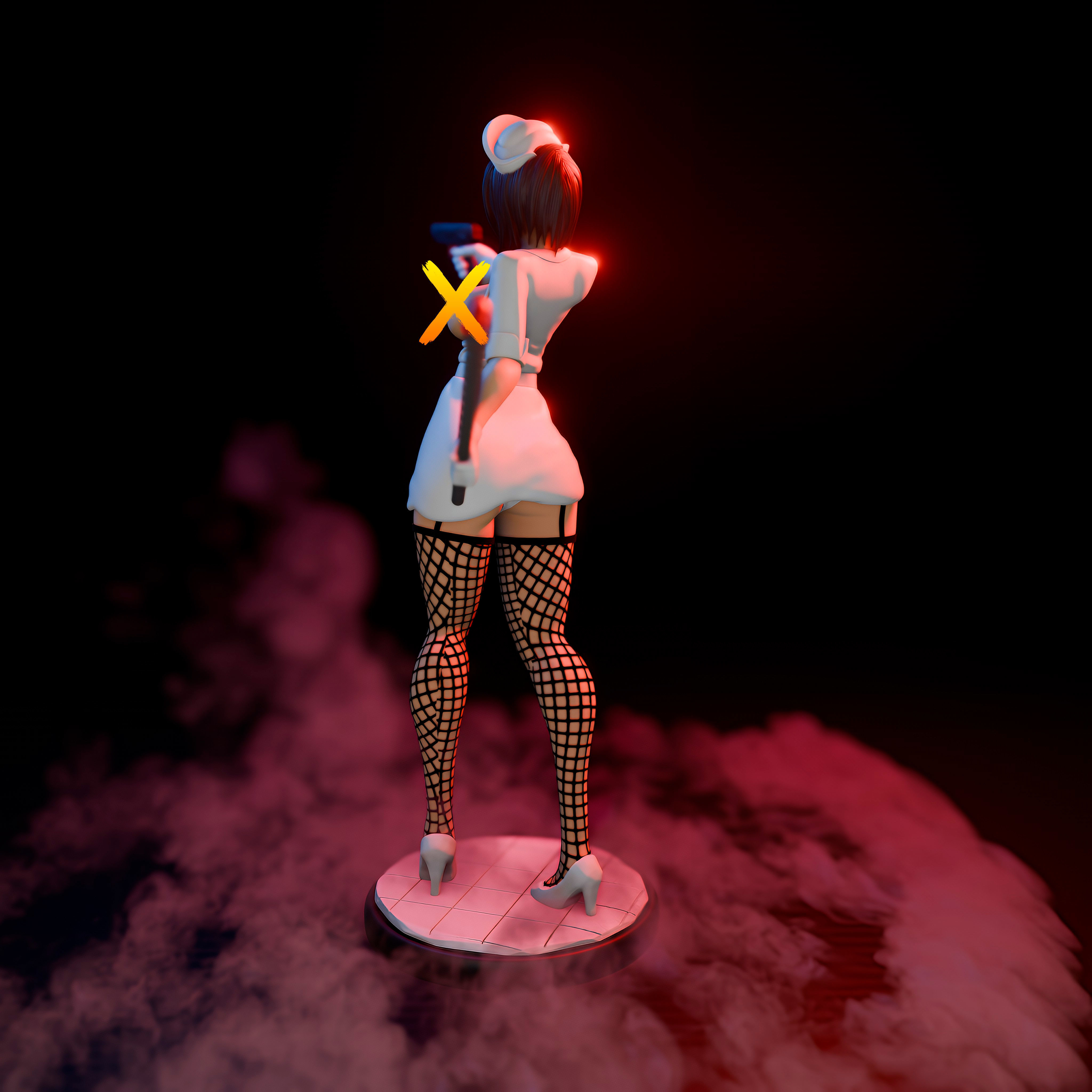 Silent Hill Nurse - Enfermera 3D Print 3D print model_8