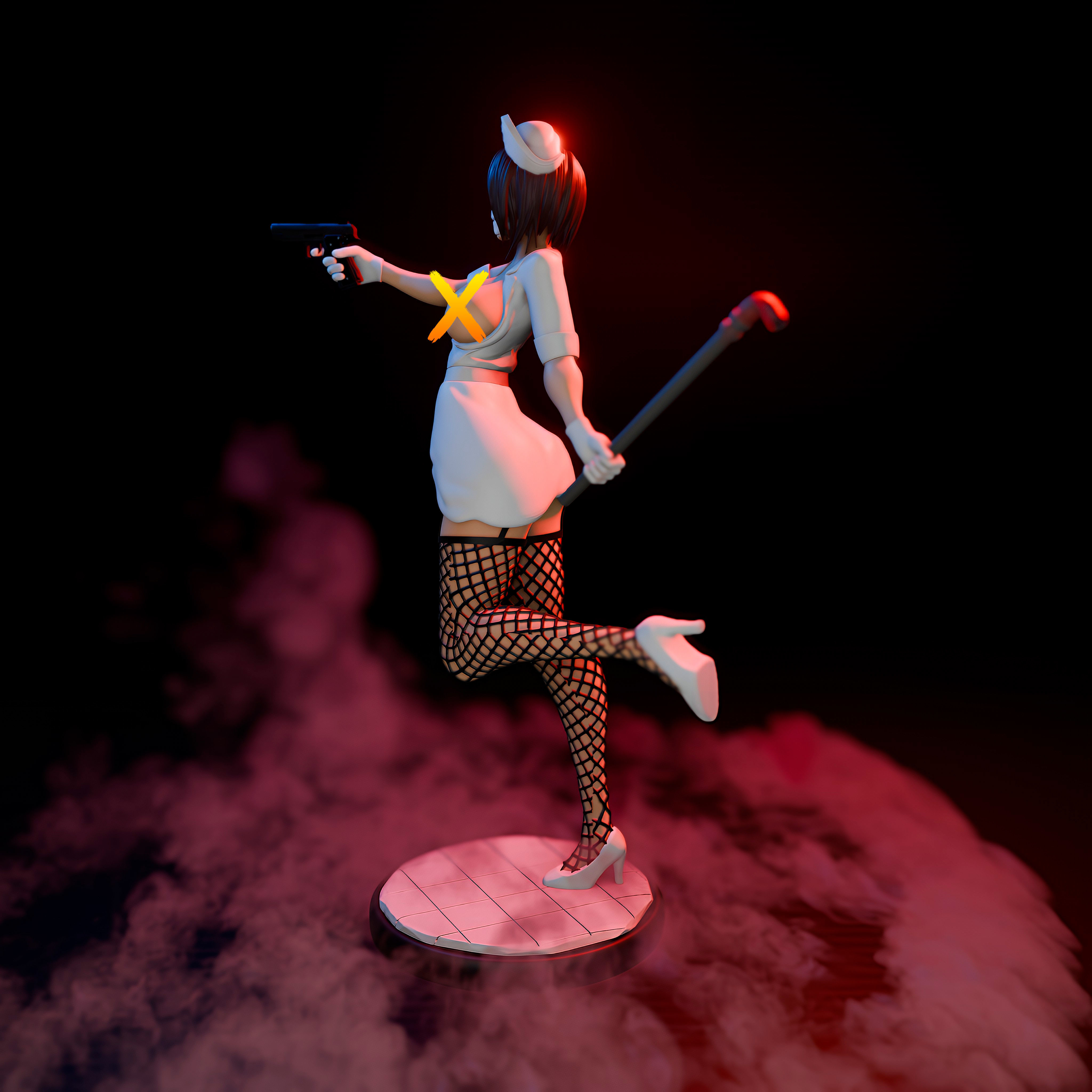 Silent Hill Nurse - Enfermera 3D Print 3D print model_5