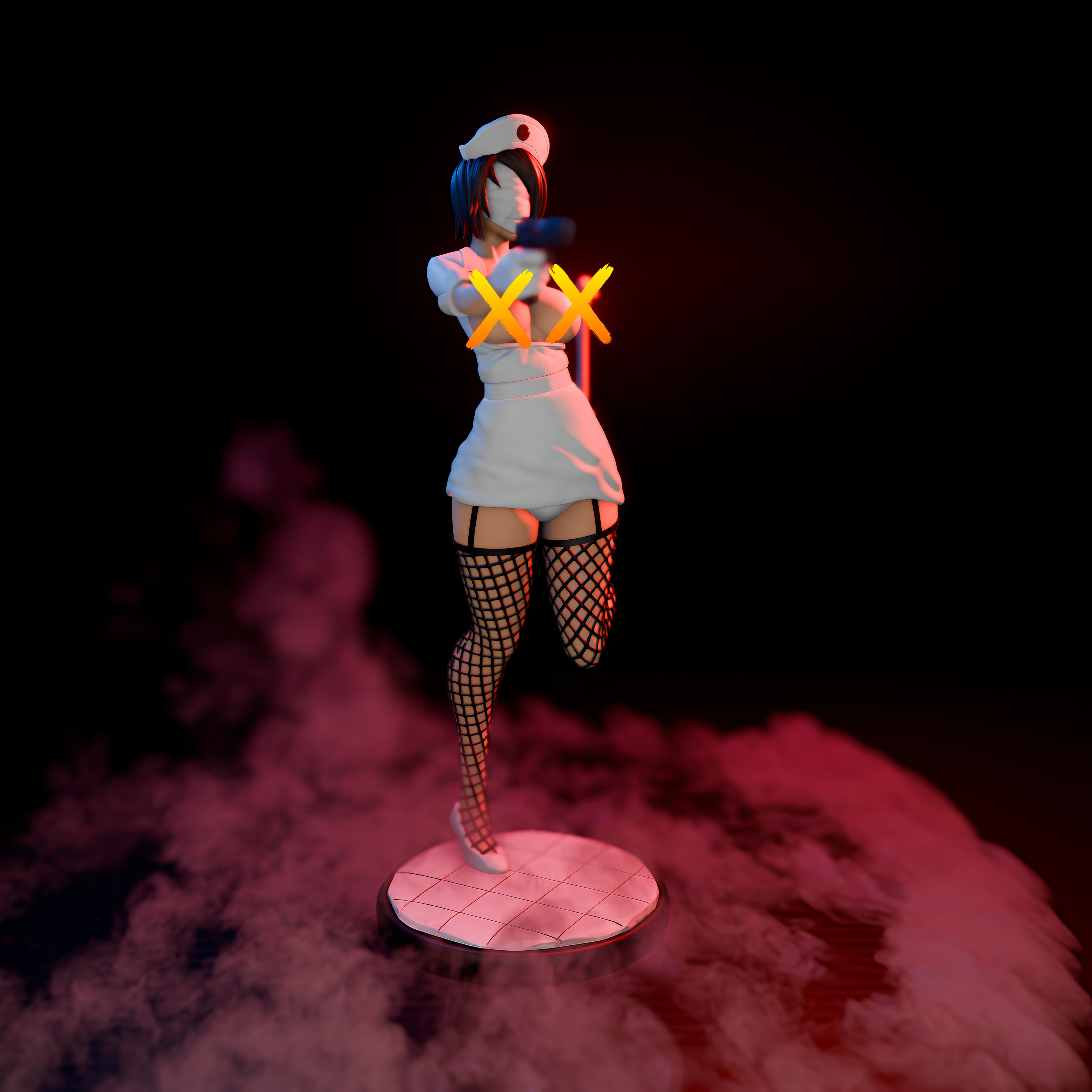 Silent Hill Nurse - Enfermera 3D Print 3D print model_12