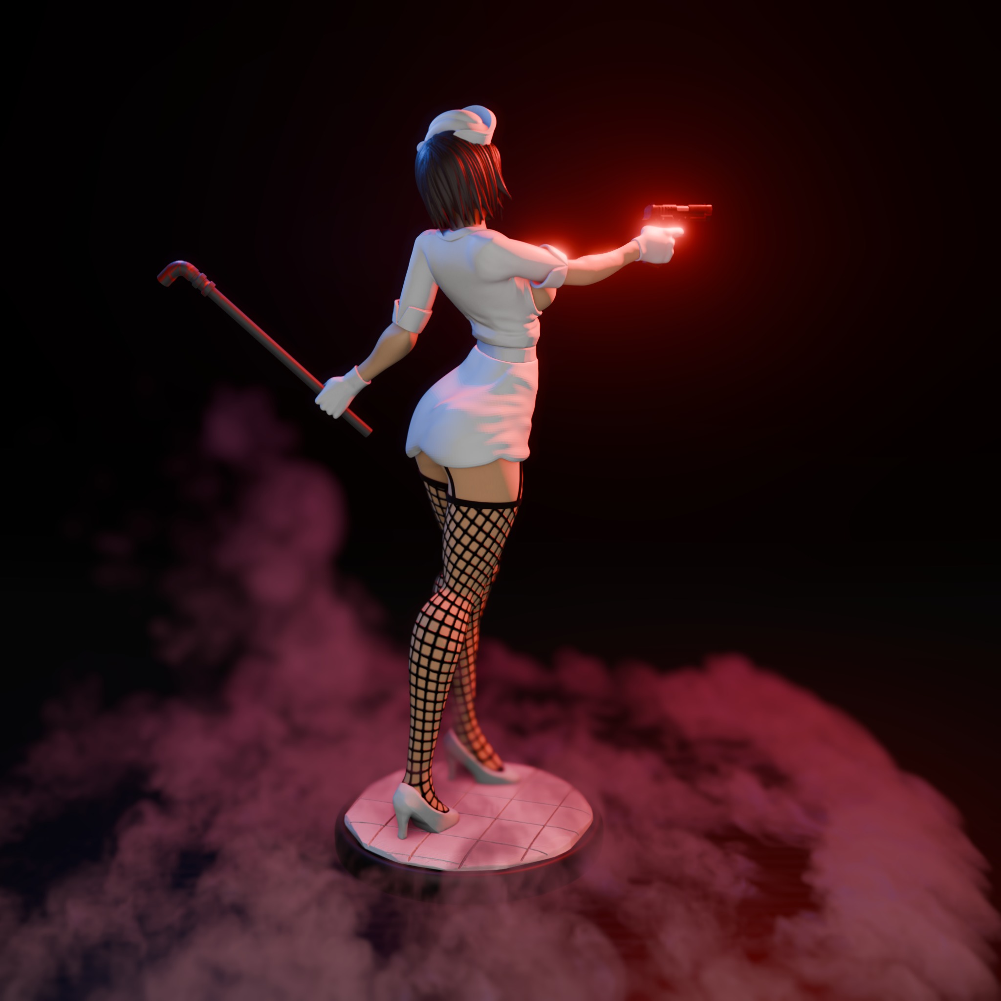 Silent Hill Nurse - Enfermera 3D Print 3D print model_10