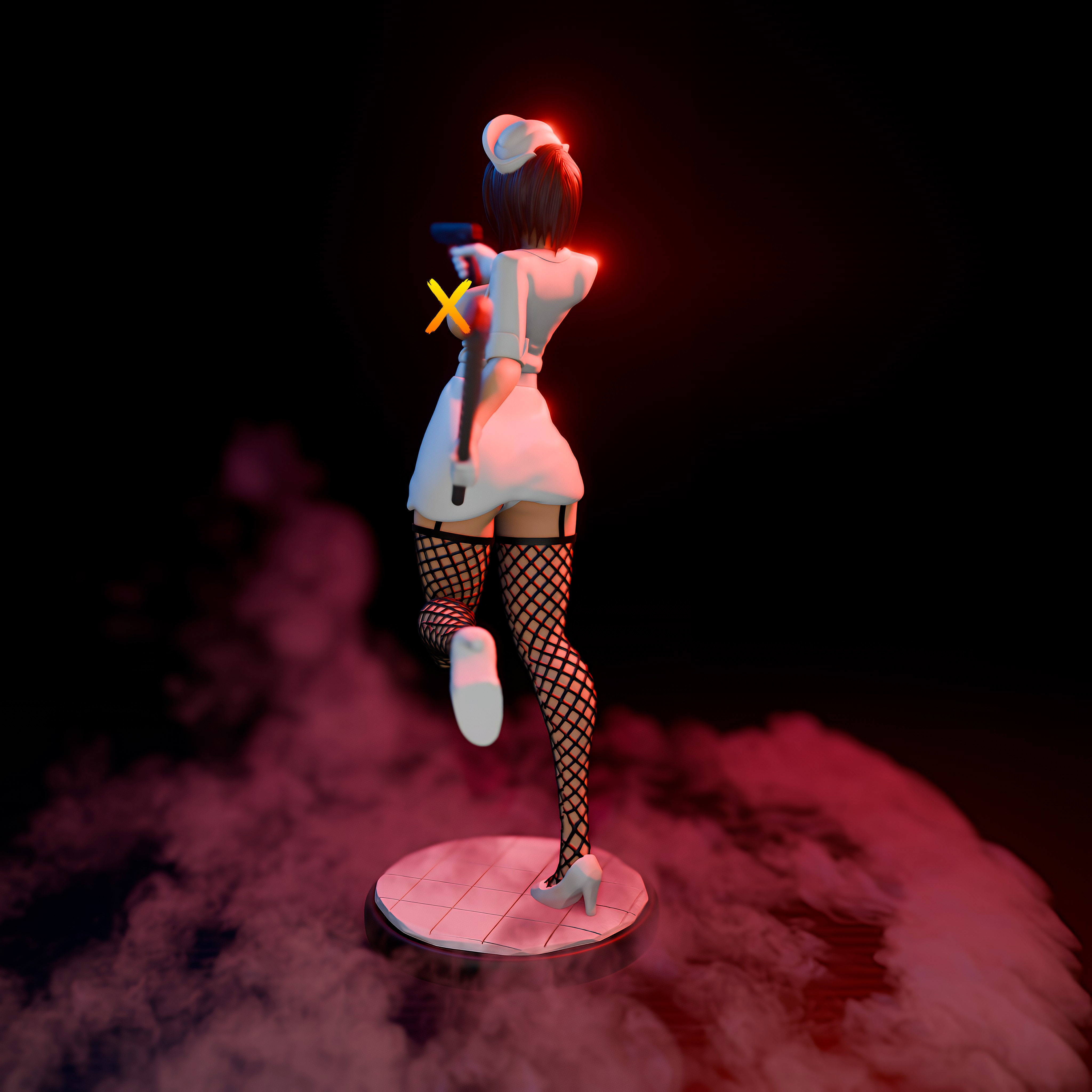Silent Hill Nurse - Enfermera 3D Print 3D print model_7