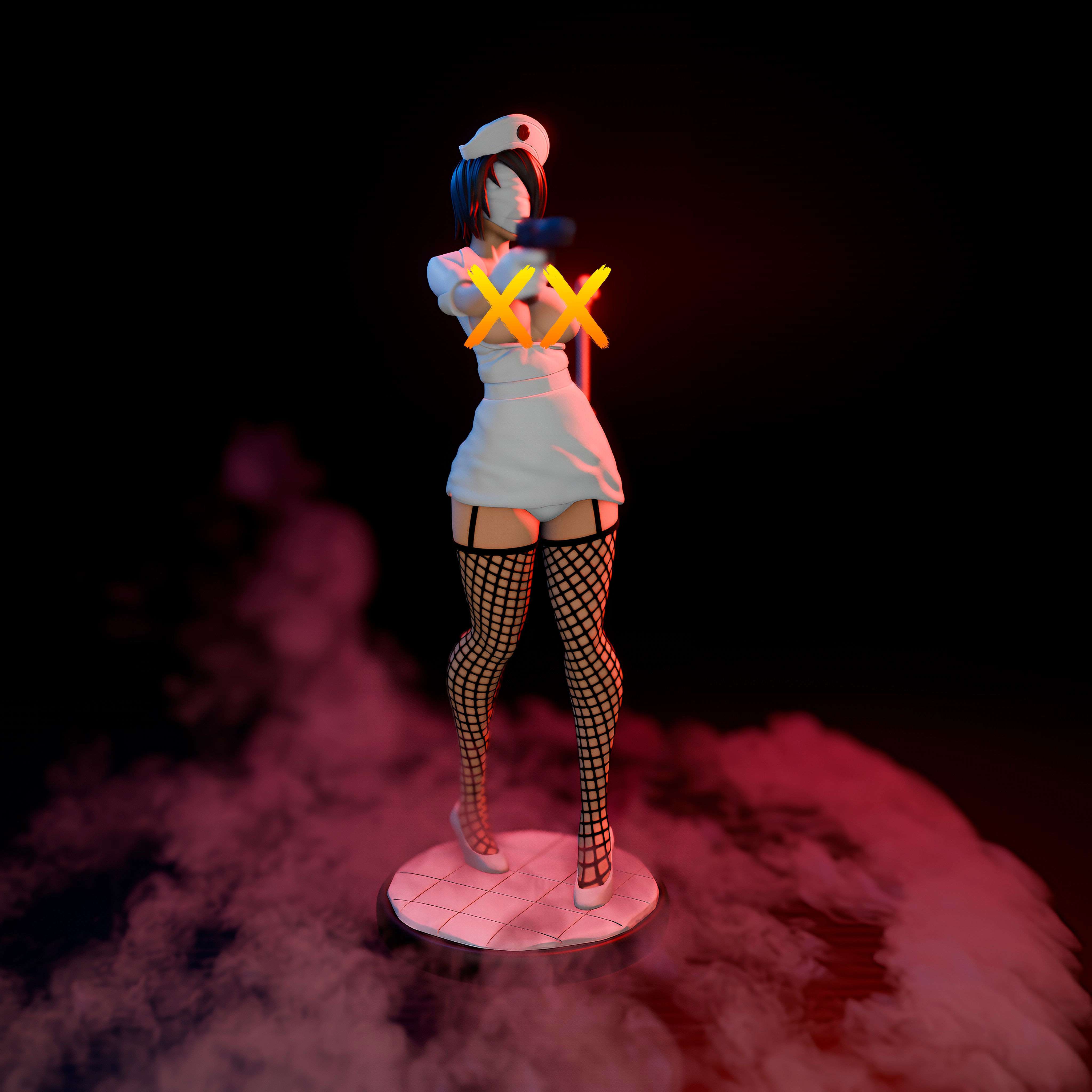 Silent Hill Nurse - Enfermera 3D Print 3D print model_13