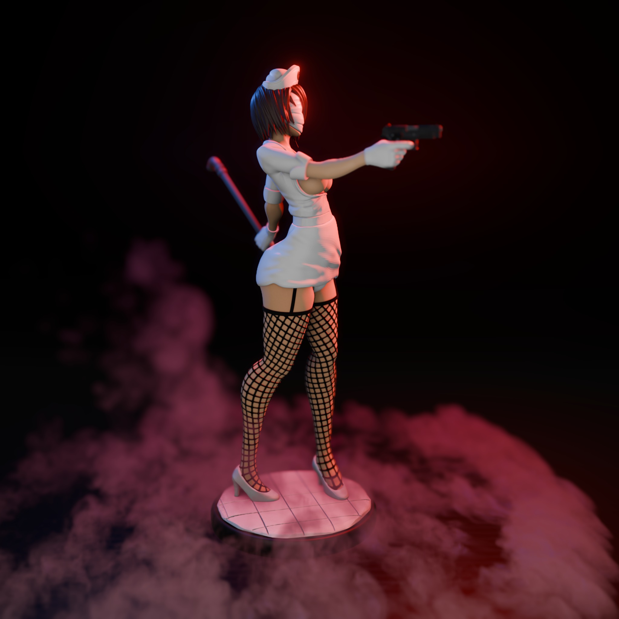 Silent Hill Nurse - Enfermera 3D Print 3D print model_11