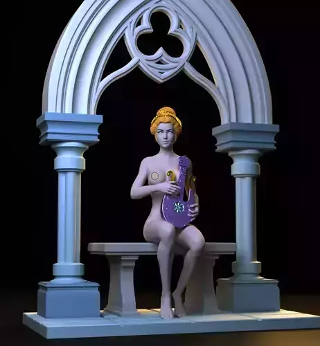 Ancient Greek muse - Erato 3D print model