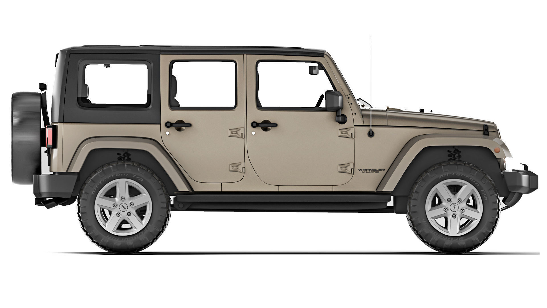 Jeep Wrangler Unlimited 2008 3D model_5