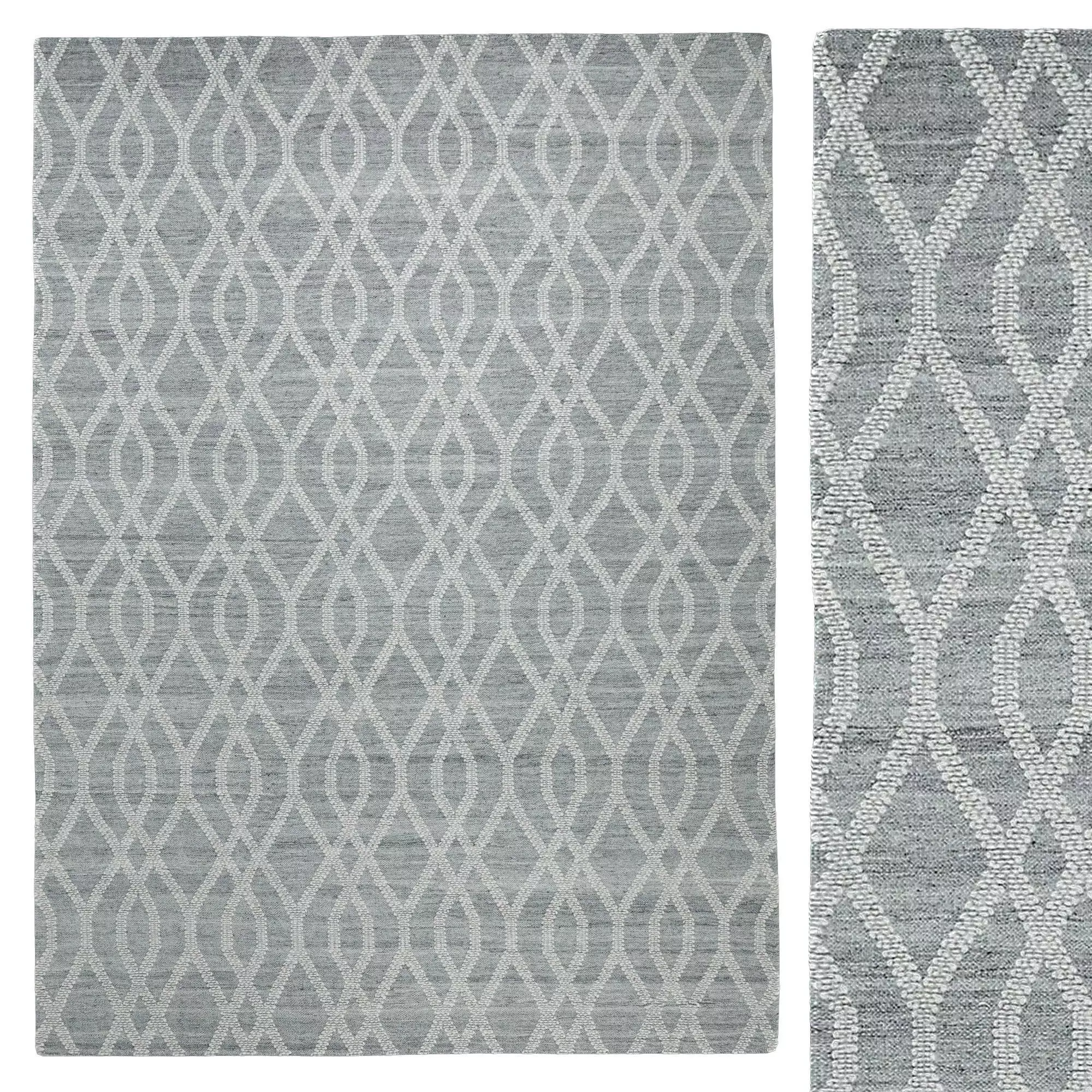 Stratton Rug SILVER 3D model_0