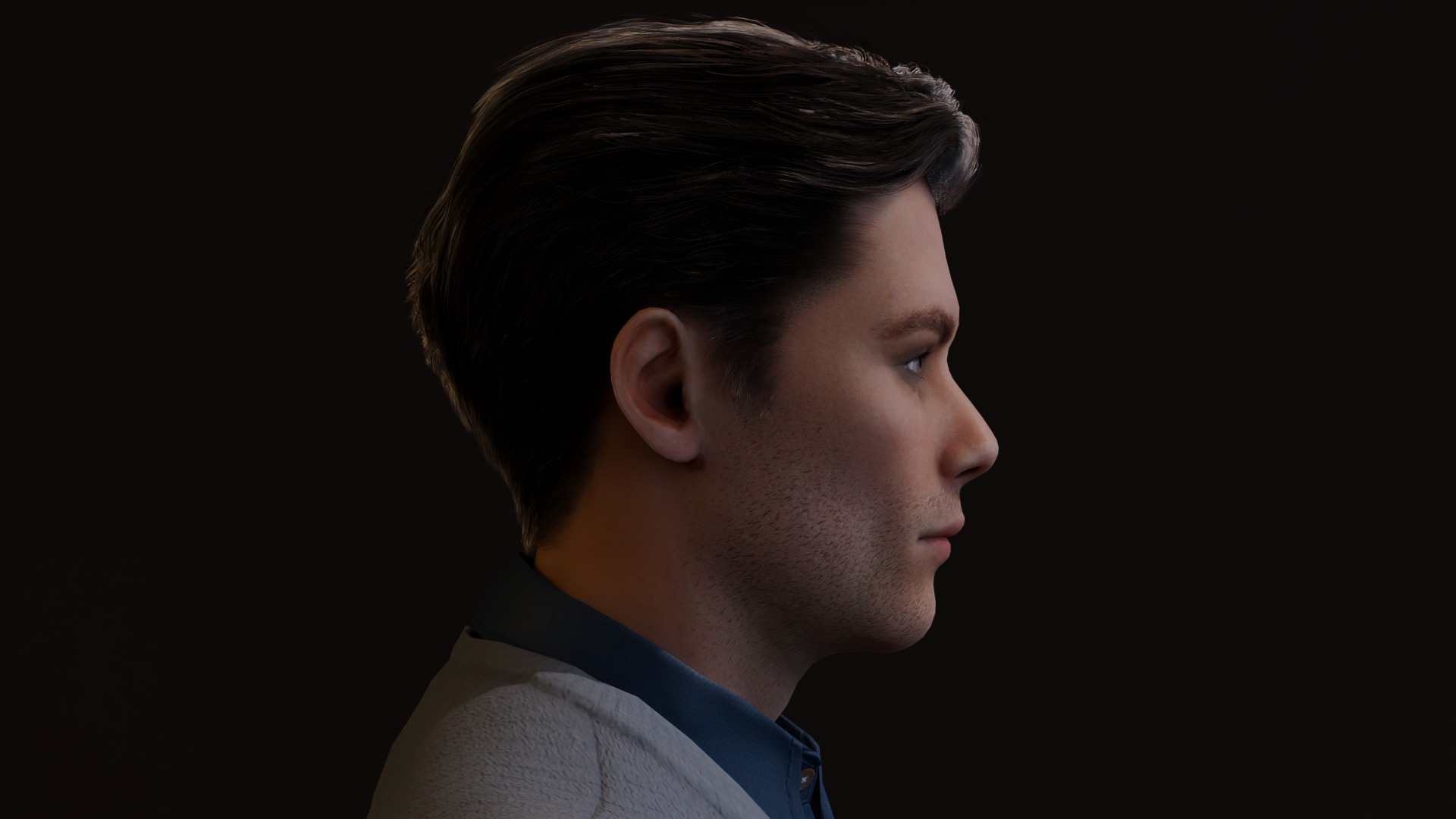 Jason Fashion Character 3D model_1