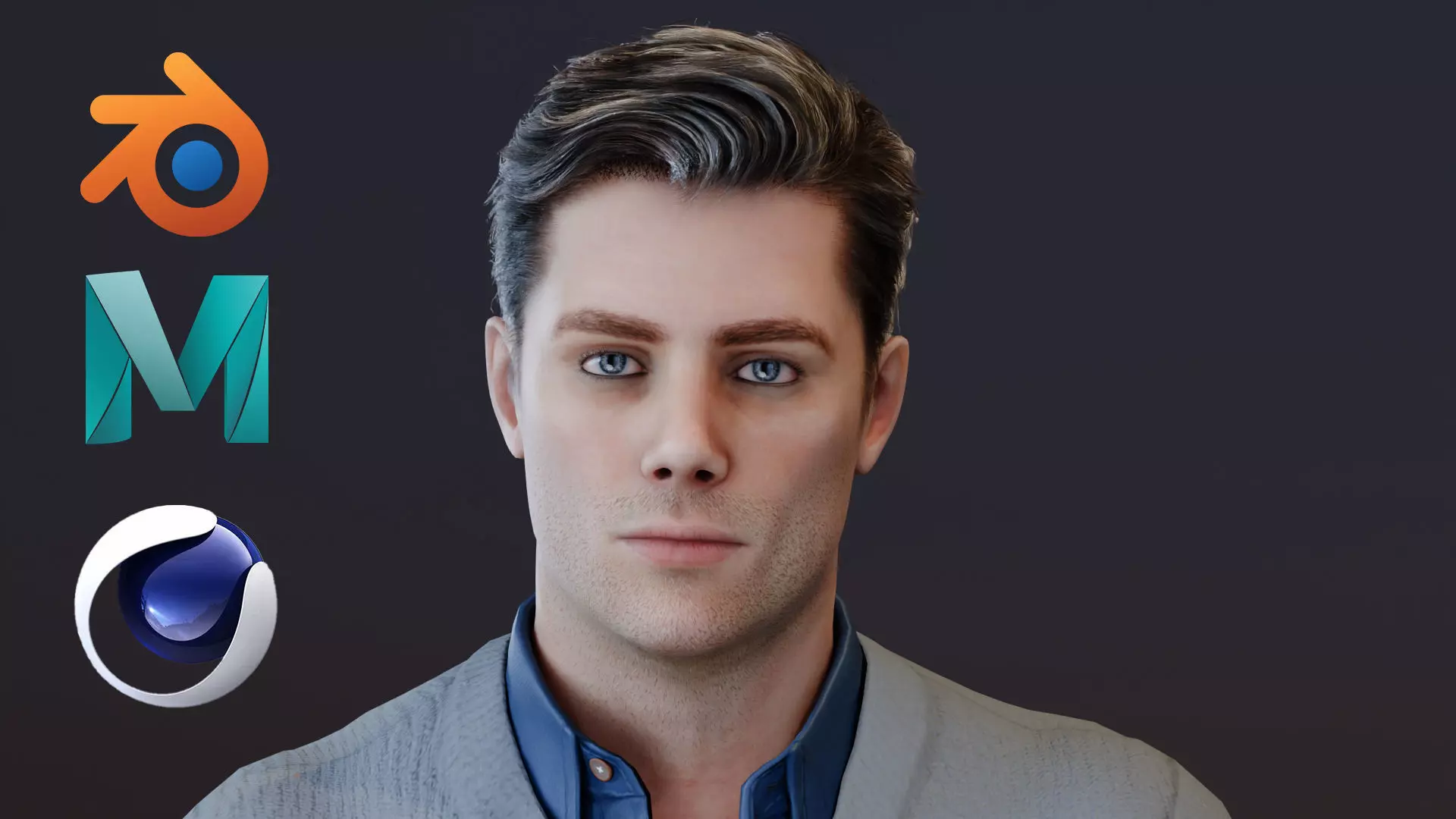 Jason Fashion Character 3D model_0