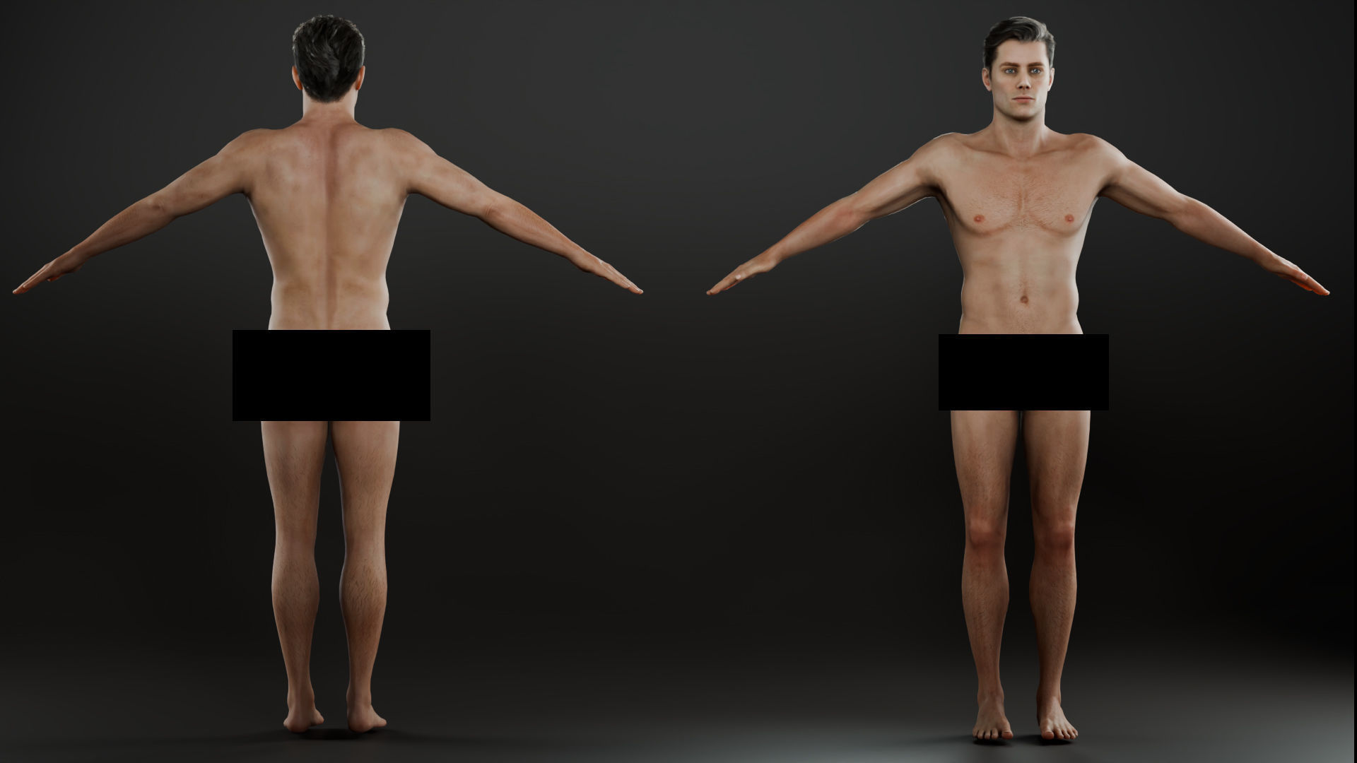 Jason Fashion Character 3D model_4