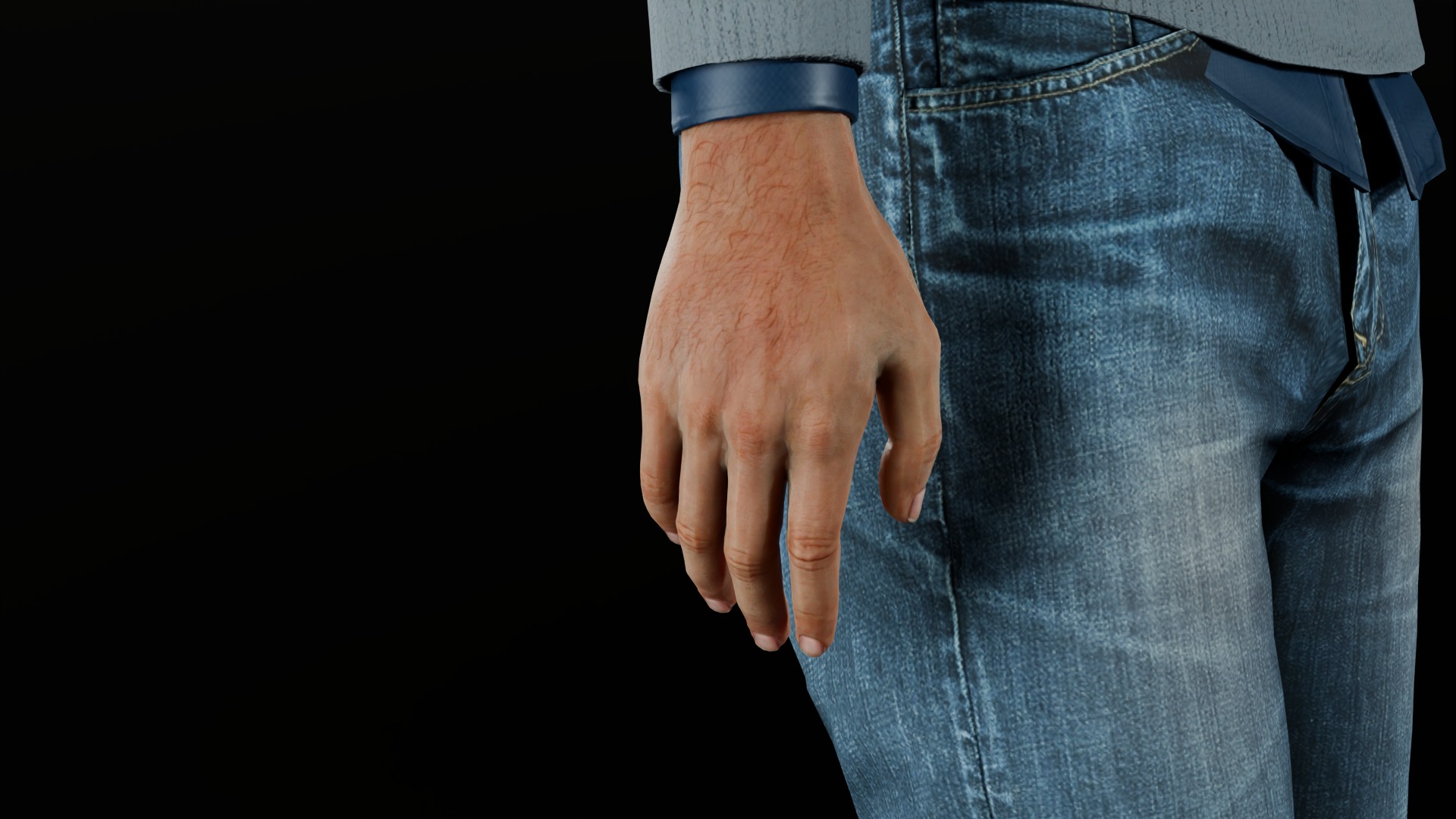 Jason Fashion Character 3D model_11