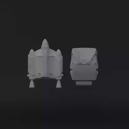 Clone Trooper Jetpack and Backpack - One12 - STL files