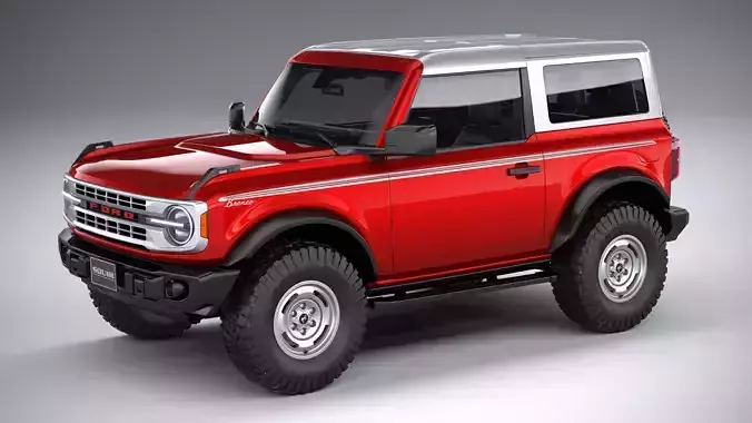 Bronco Heritage Edition 2-door 2023 3D model