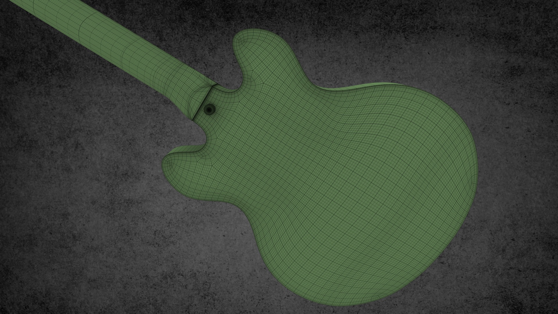 Gibson CS356 Low-poly 3D model_7