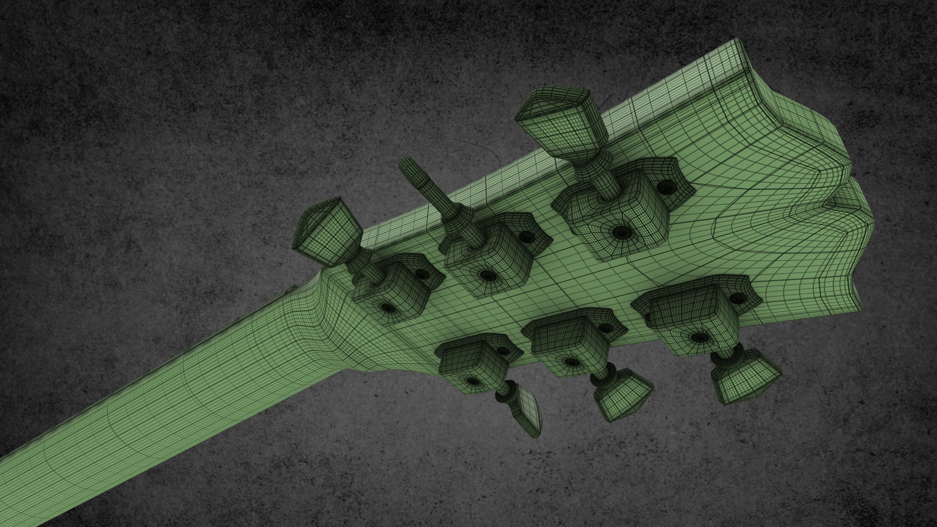 Gibson CS356 Low-poly 3D model_11