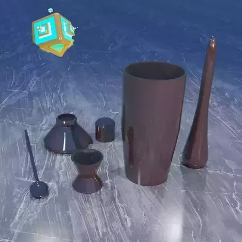 Shaker kit 3D print model