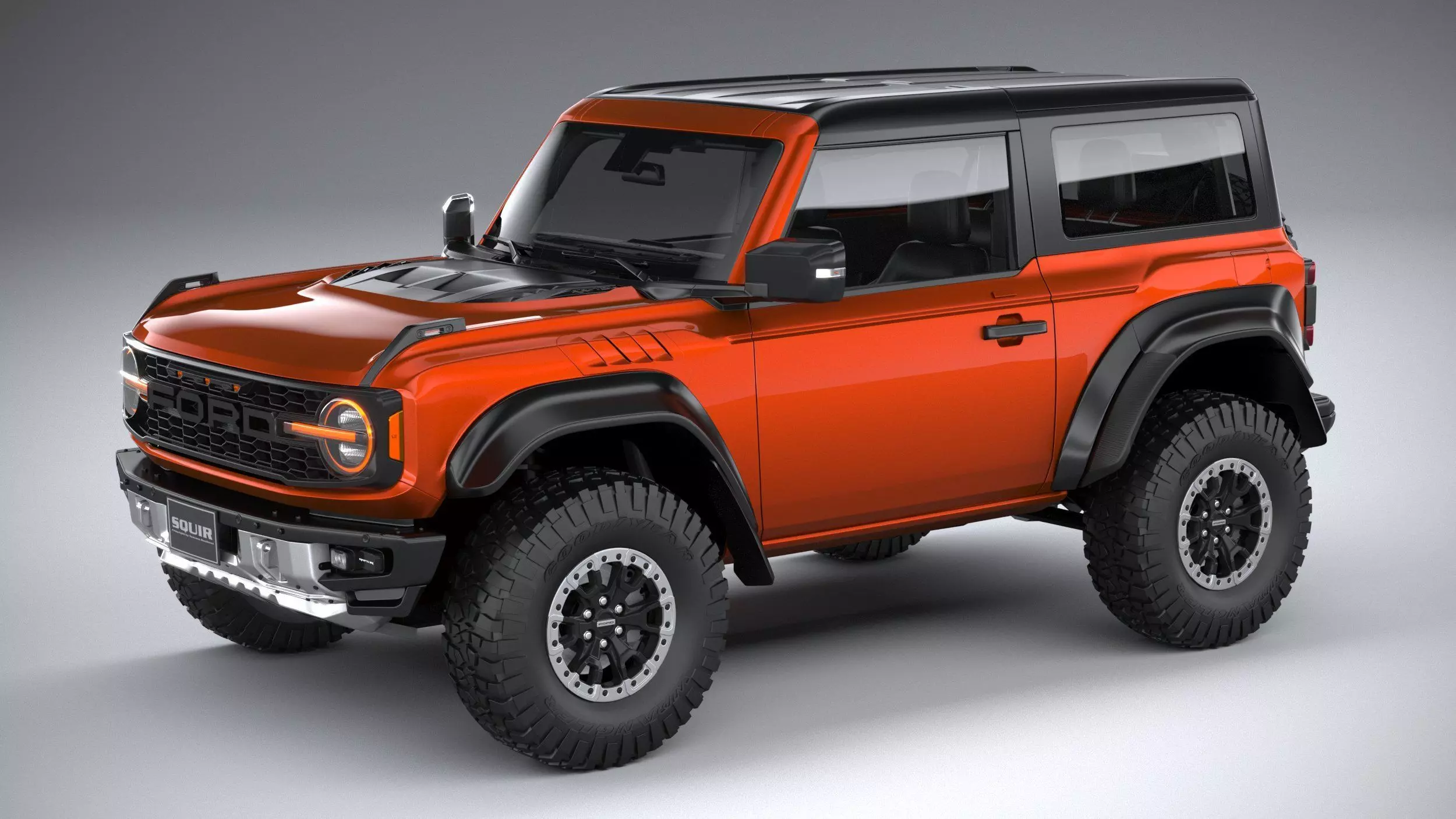 Bronco Raptor 2-door 2022 3D model