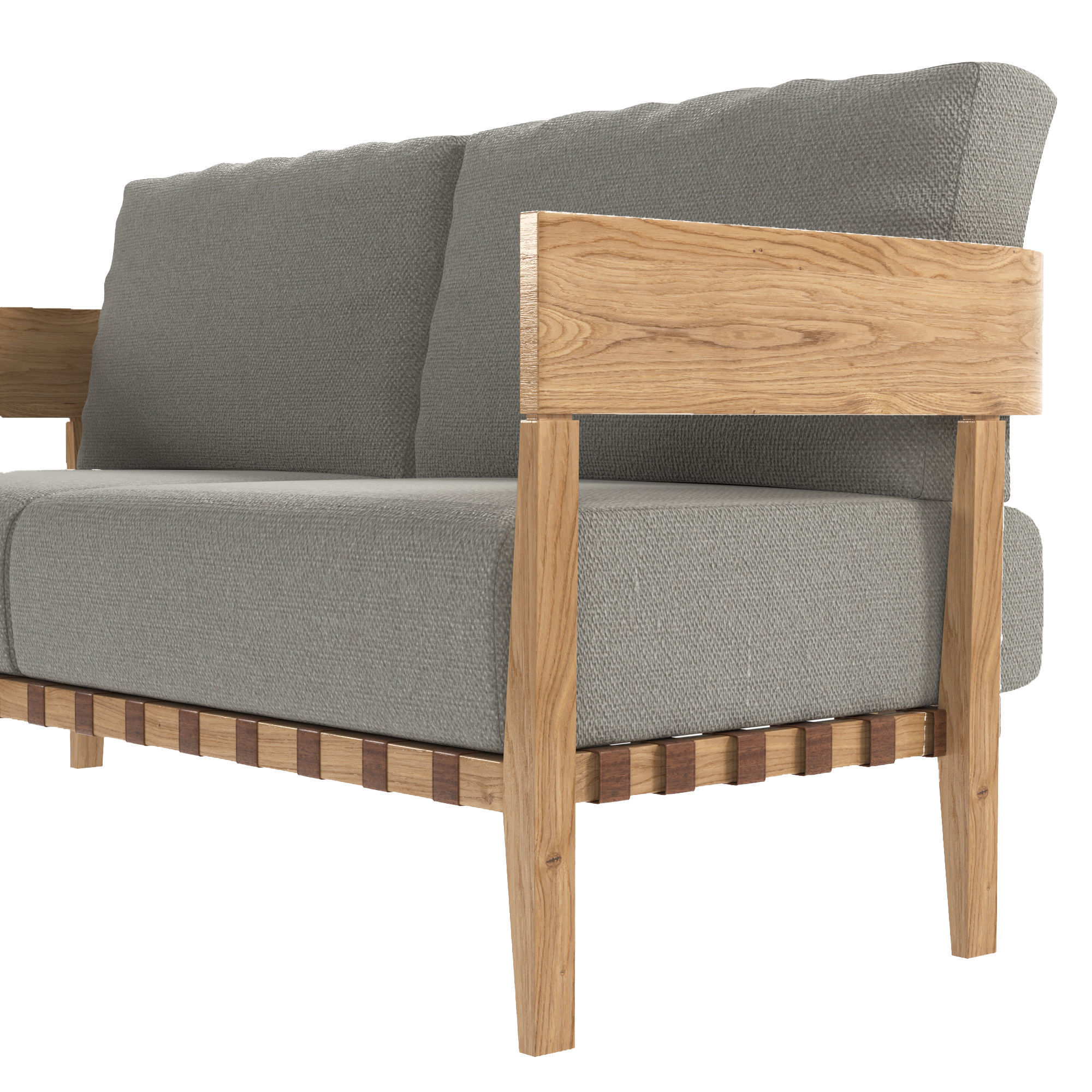 Garden Sofa Free 3D model_16