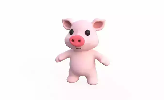 Little animal baby - Pig cute - Character005