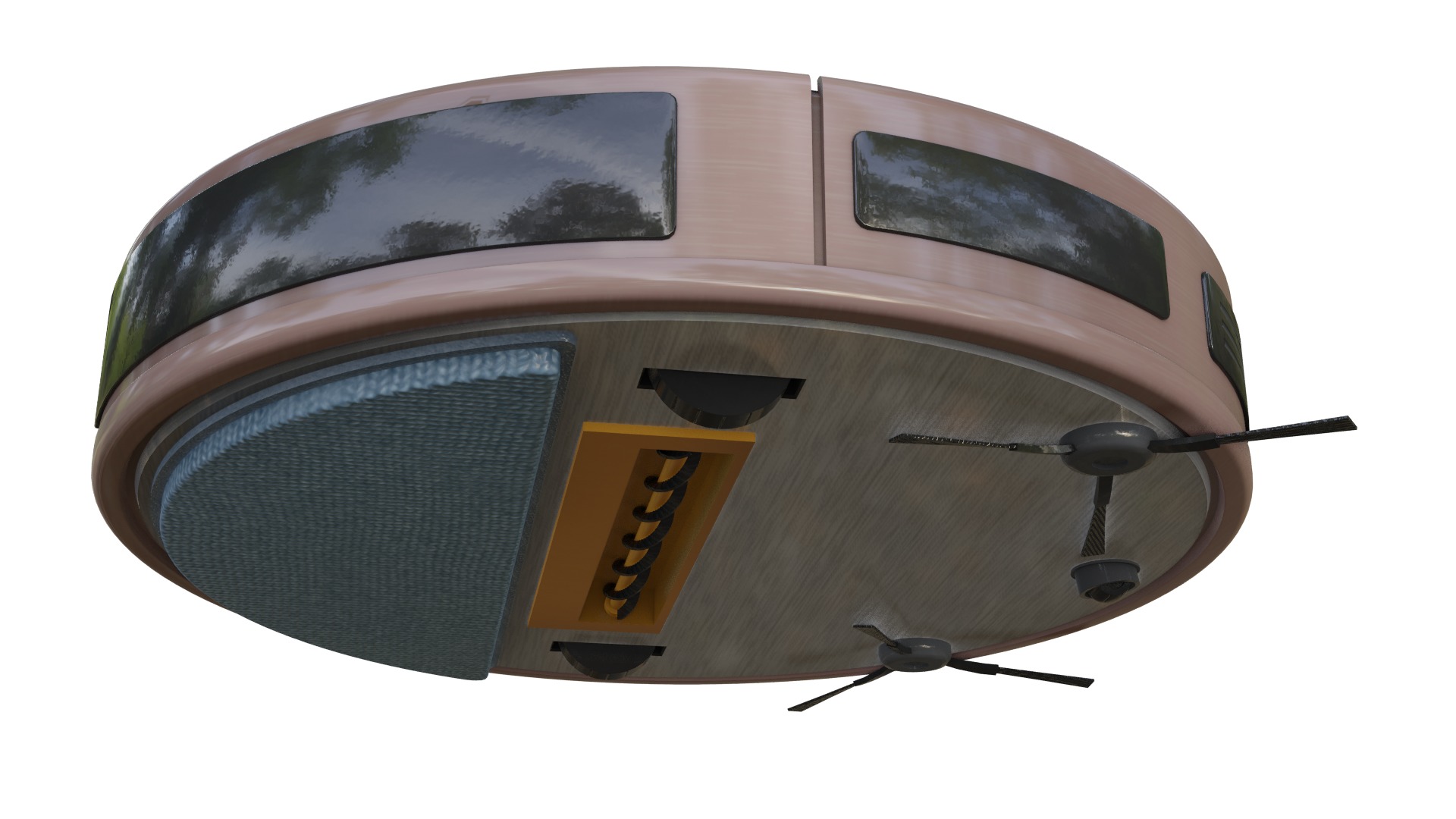 Robotic Vacuum Cleaners Low-poly 3D model_5