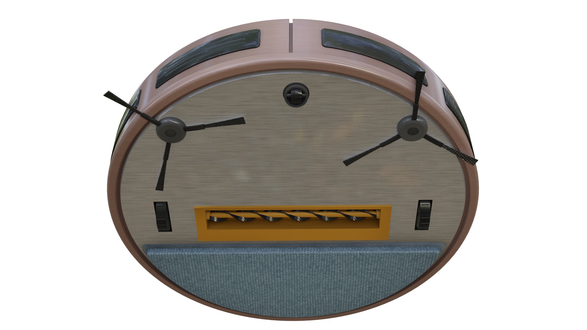 Robotic Vacuum Cleaners Low-poly 3D model_3