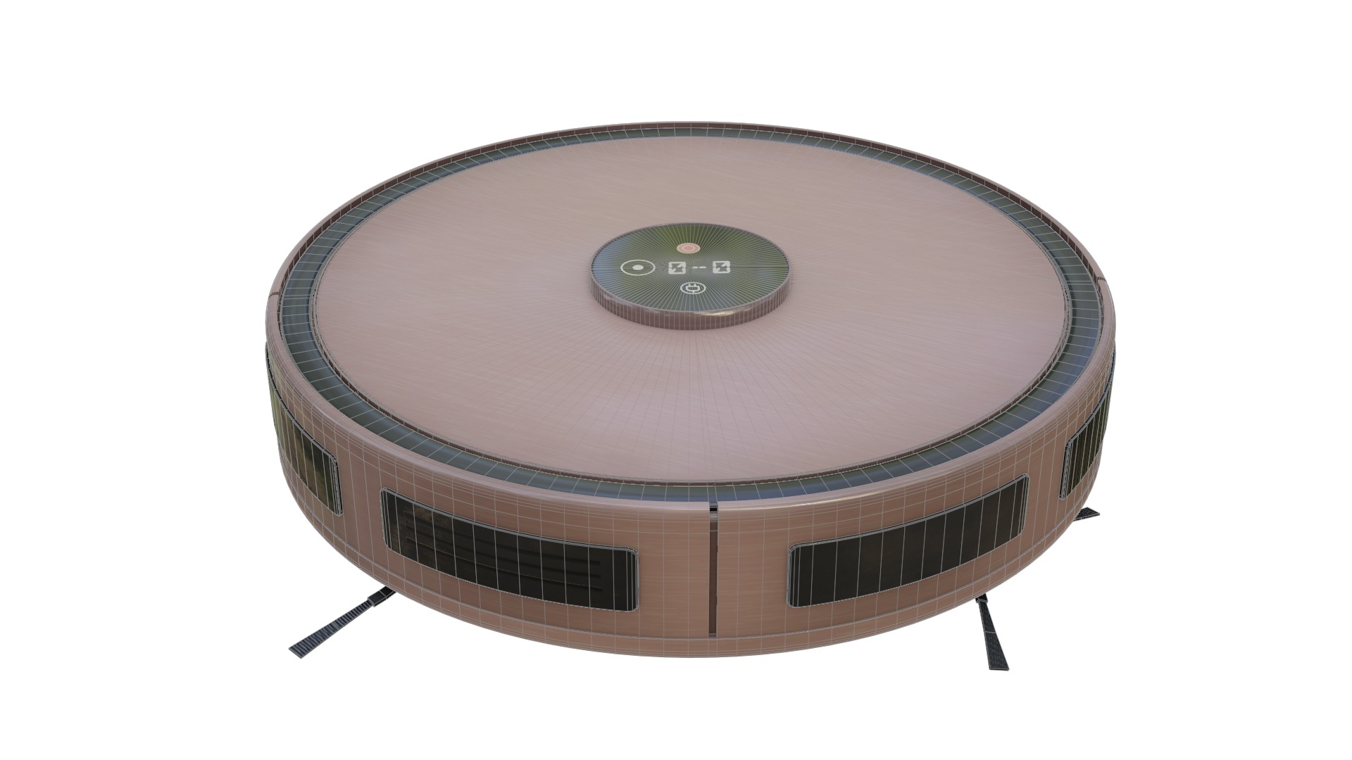 Robotic Vacuum Cleaners Low-poly 3D model_1