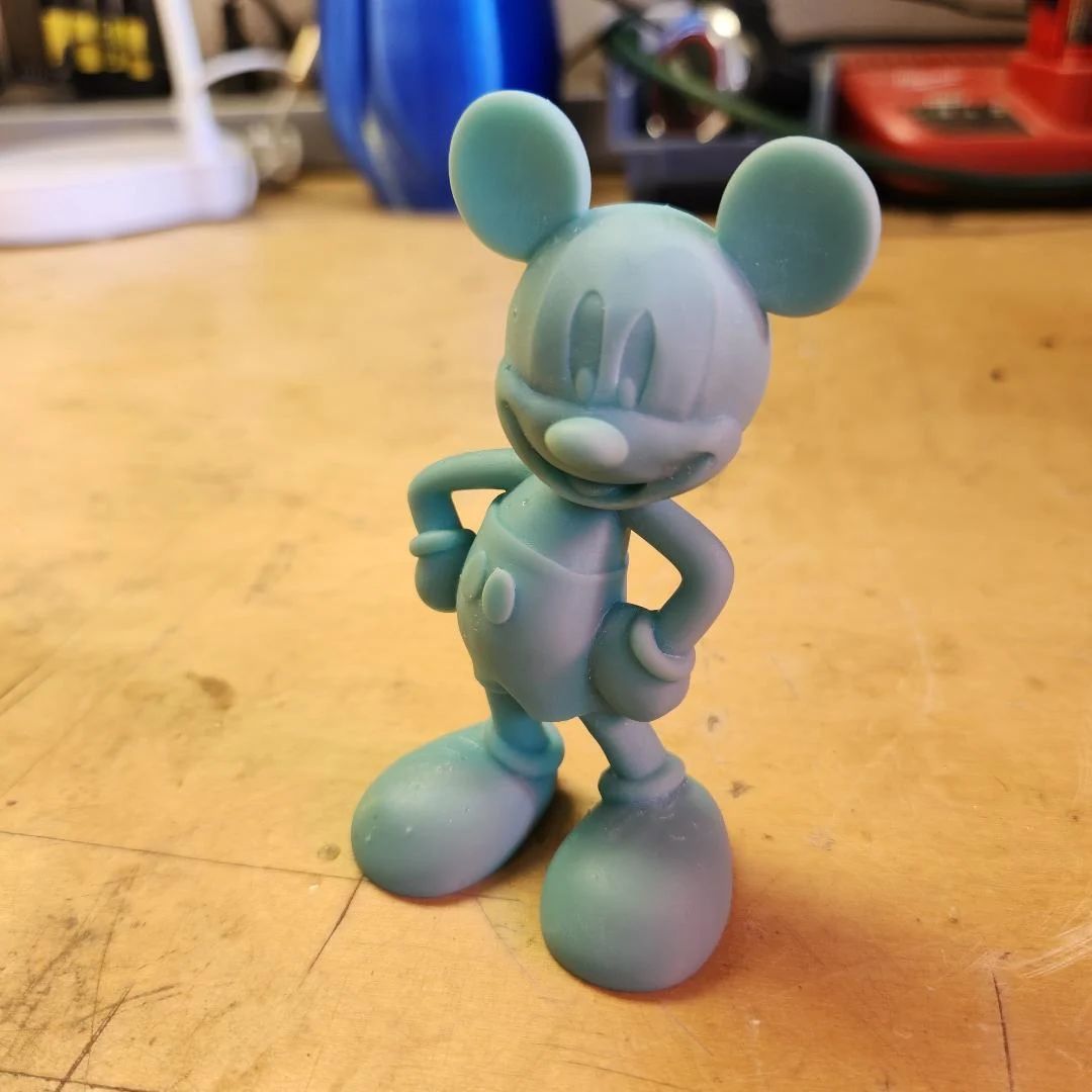 Flat-footed Mickey Mouse 3D print model_12