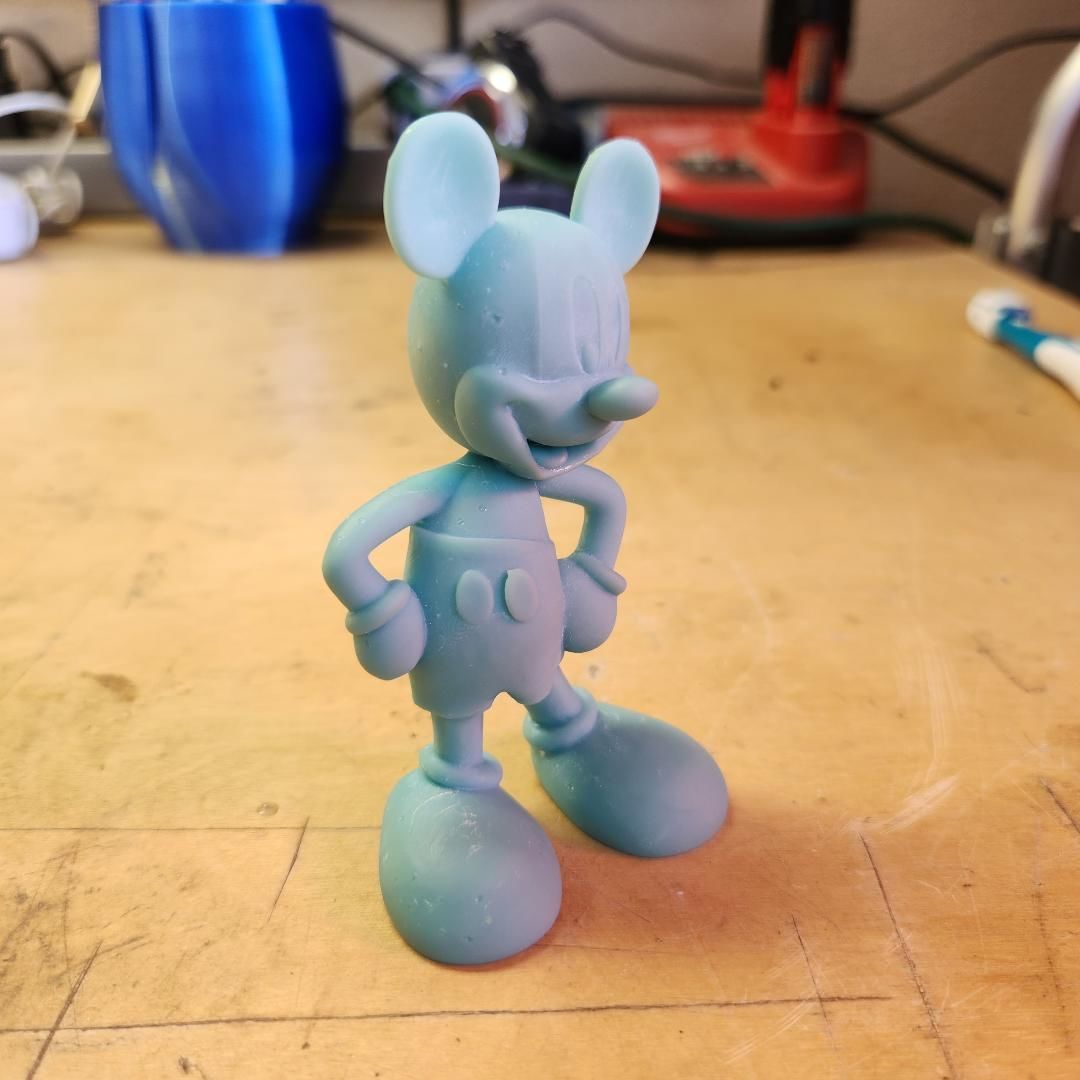 Flat-footed Mickey Mouse 3D print model_14