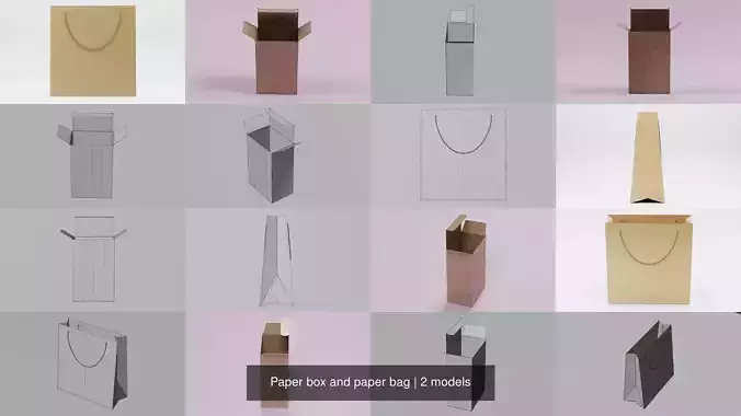 Paper box and paper bag