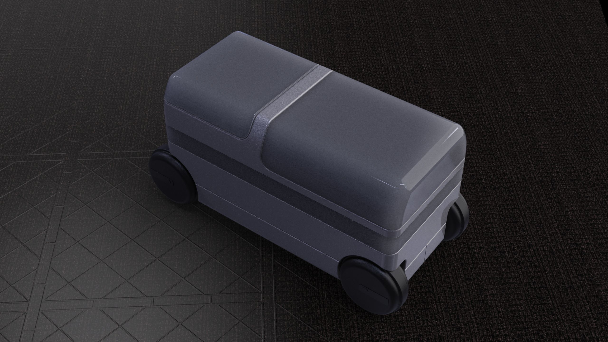 robotic vehicle delivery  3D model_5