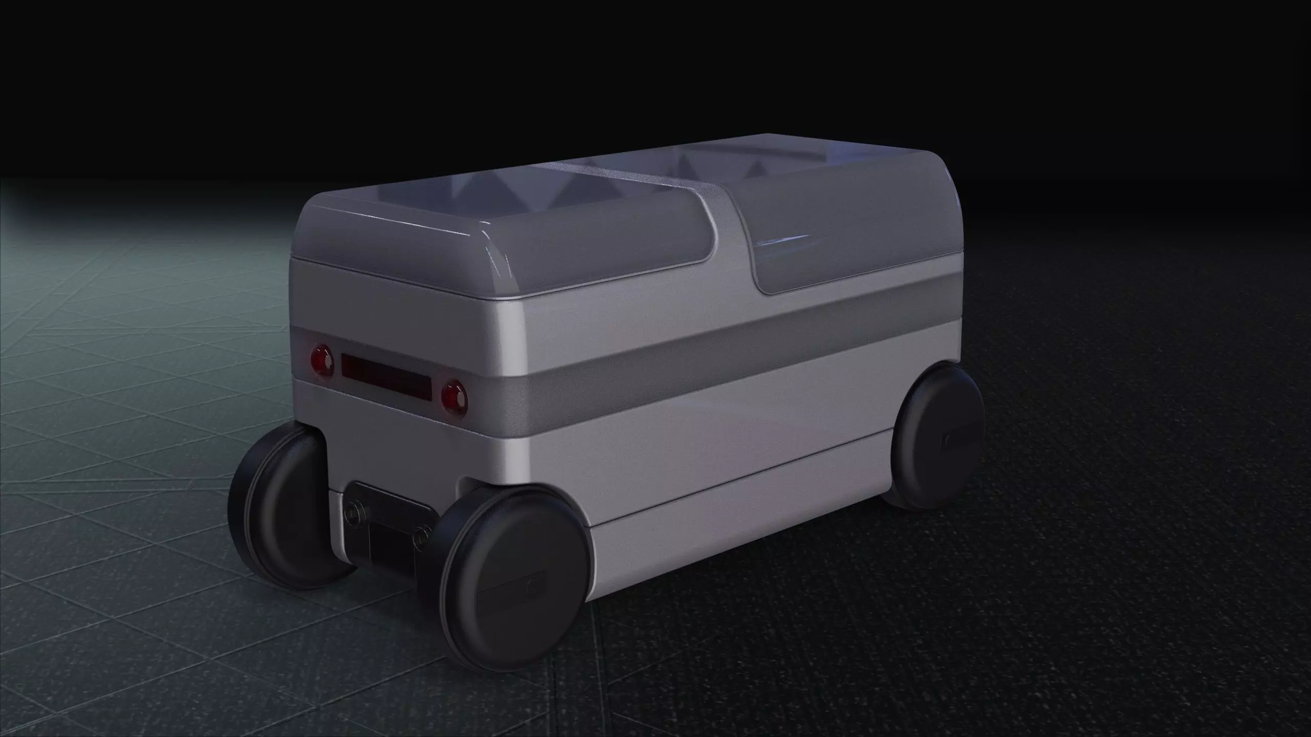 robotic vehicle delivery  3D model_0